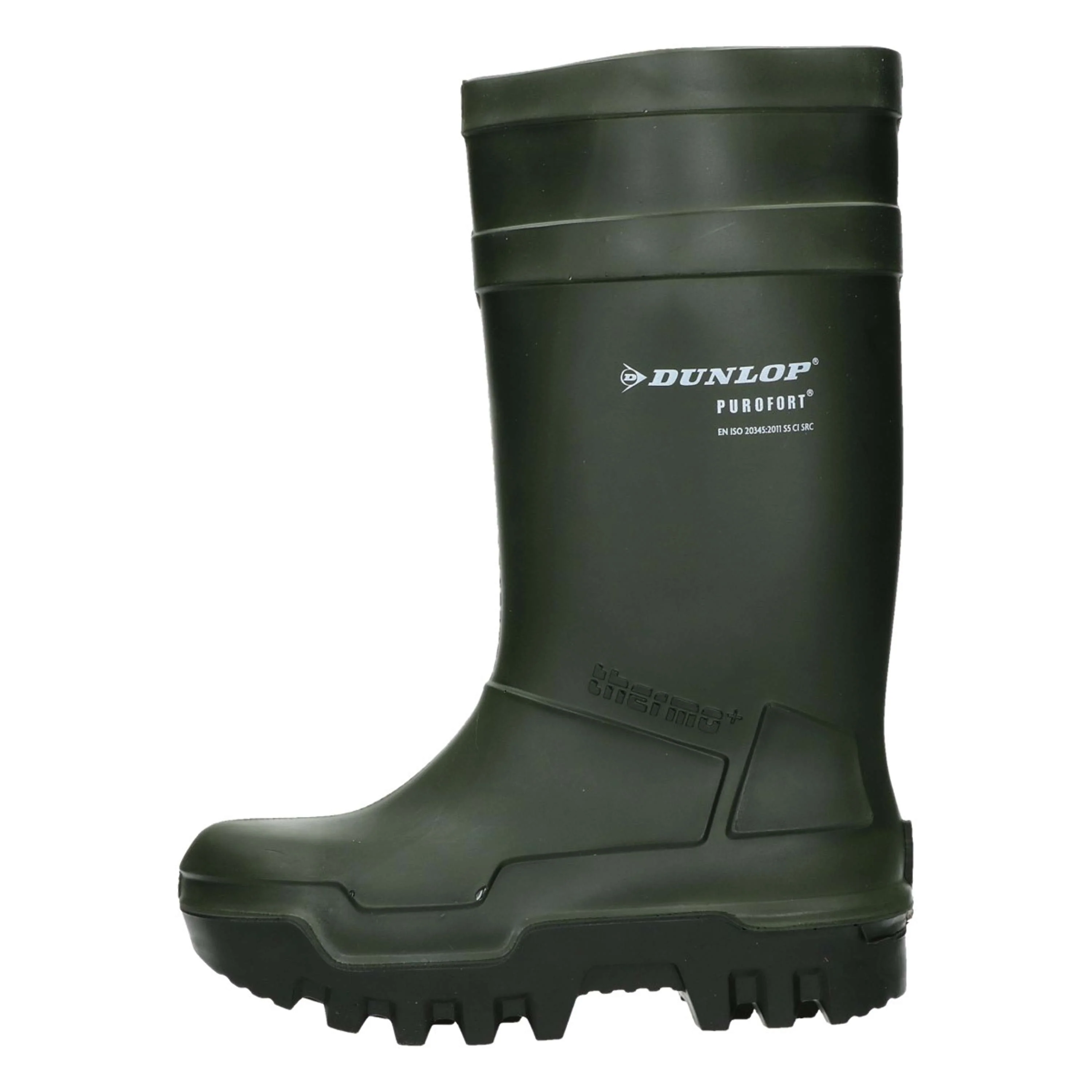 Dunlop Bottes Thermiques avec Bout Acier Vert/Noir - Image 2