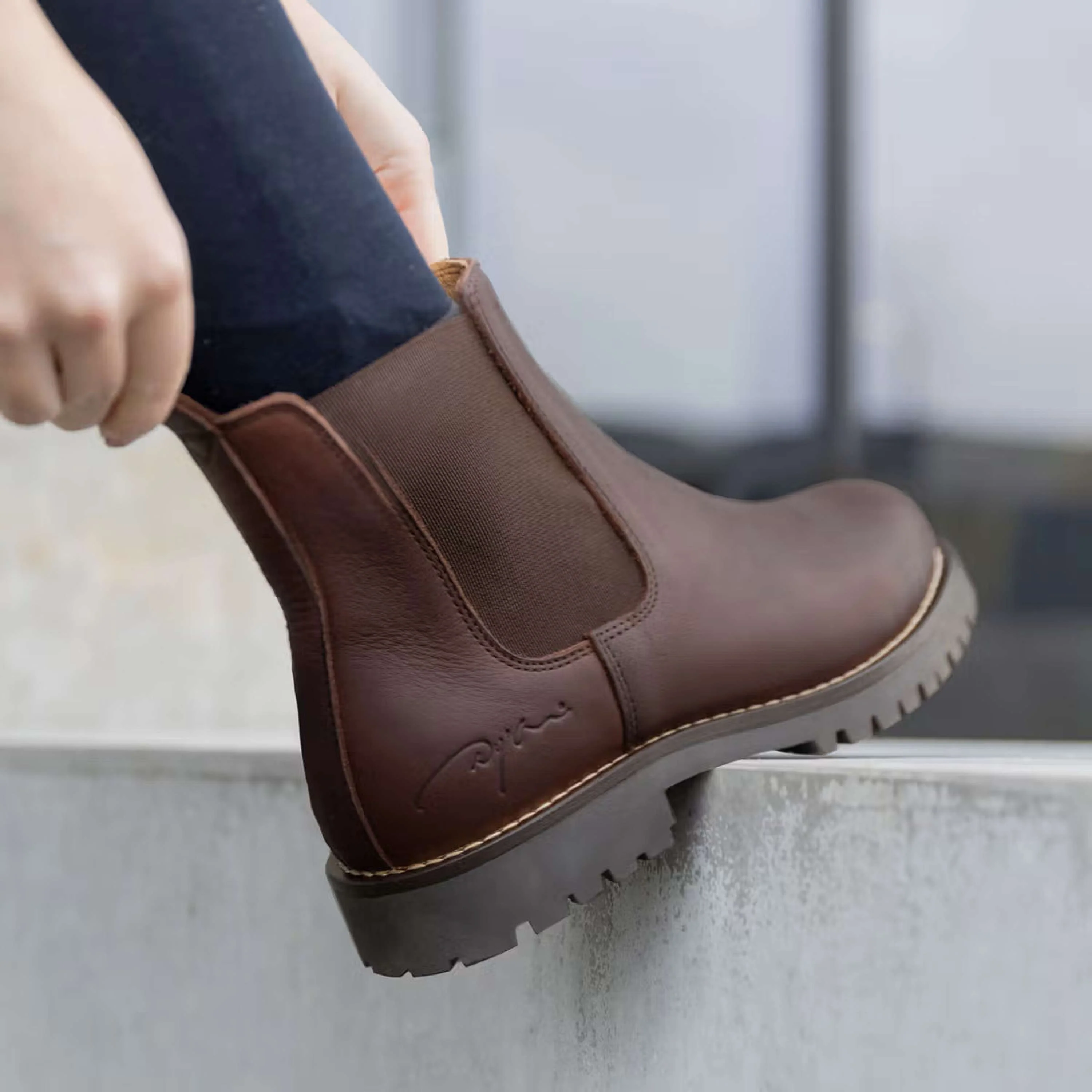 Dyon Chelsea Boots Marron - Image 3