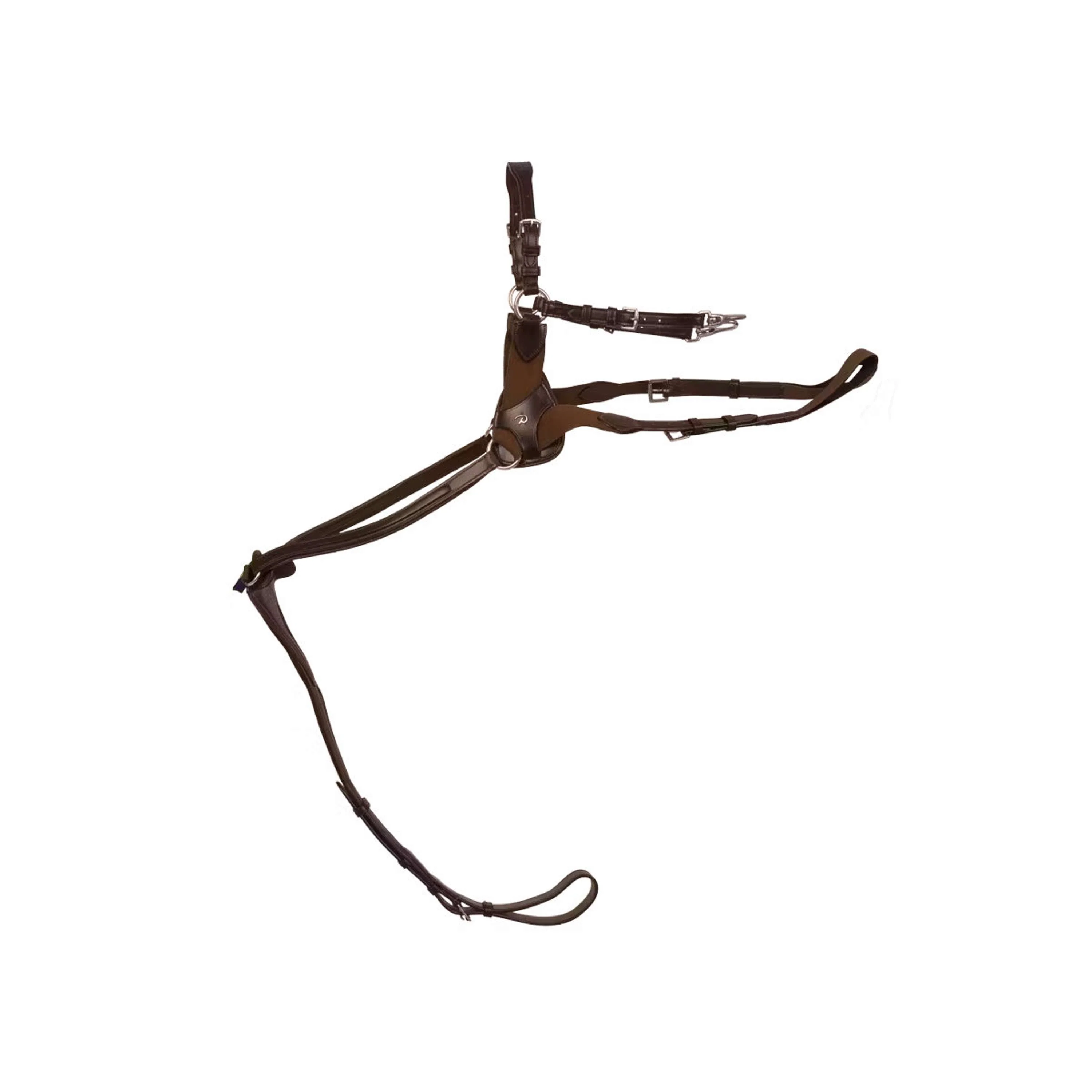 Dyon Collier de Chasse 5 points New English avec Élastique Marron - Image 2