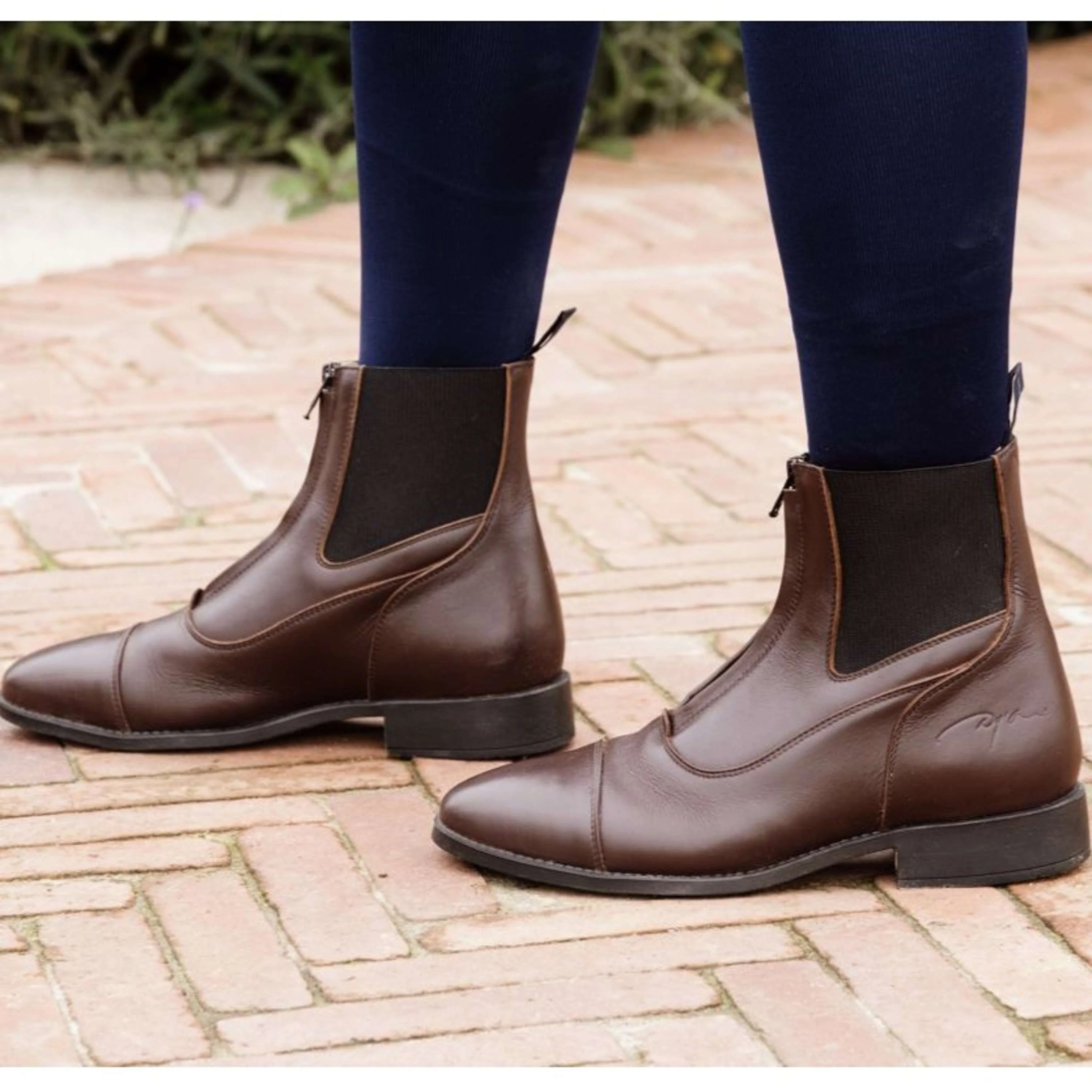 Dyon Jodhpurs Front Zipper Marron - Image 3