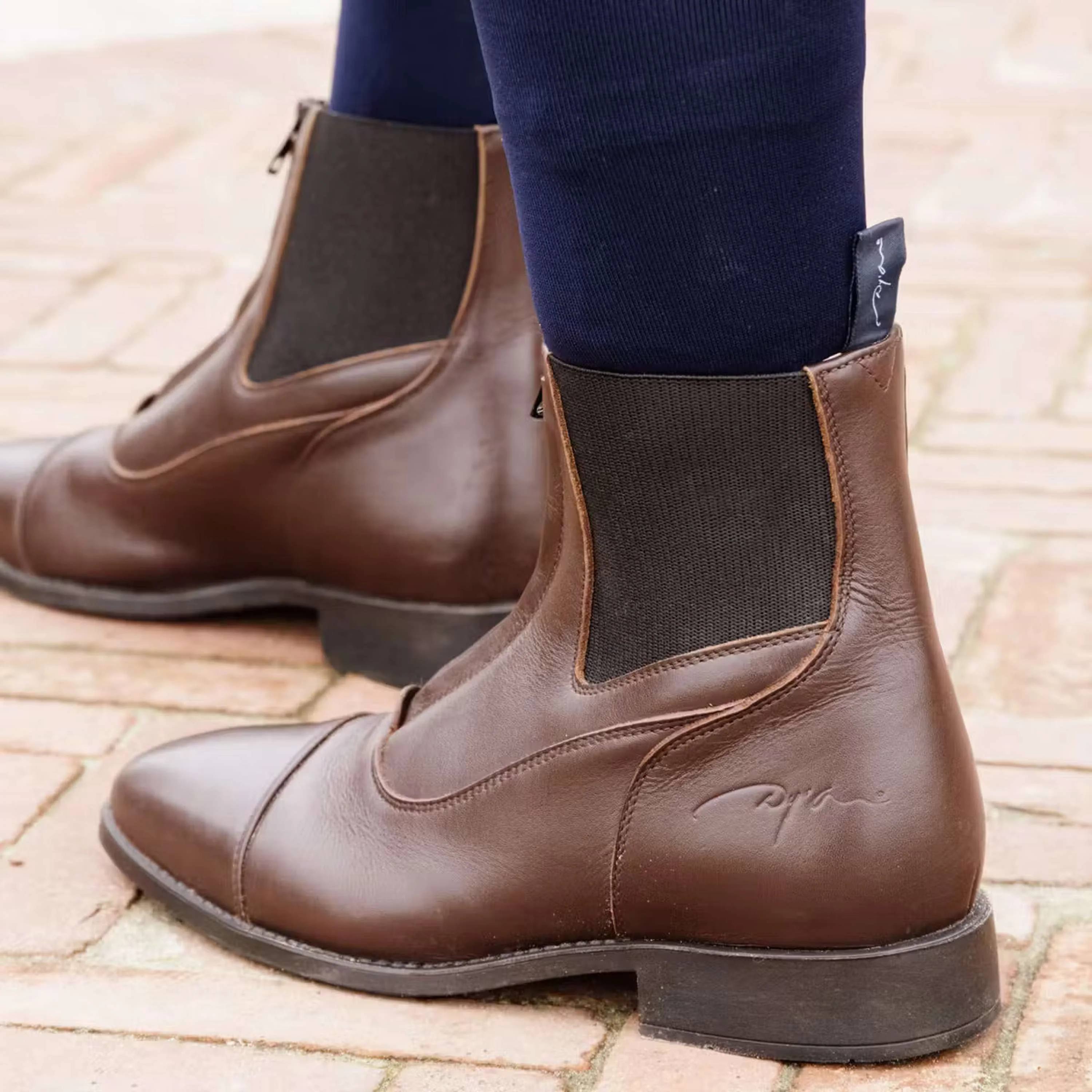 Dyon Jodhpurs Front Zipper Marron - Image 8