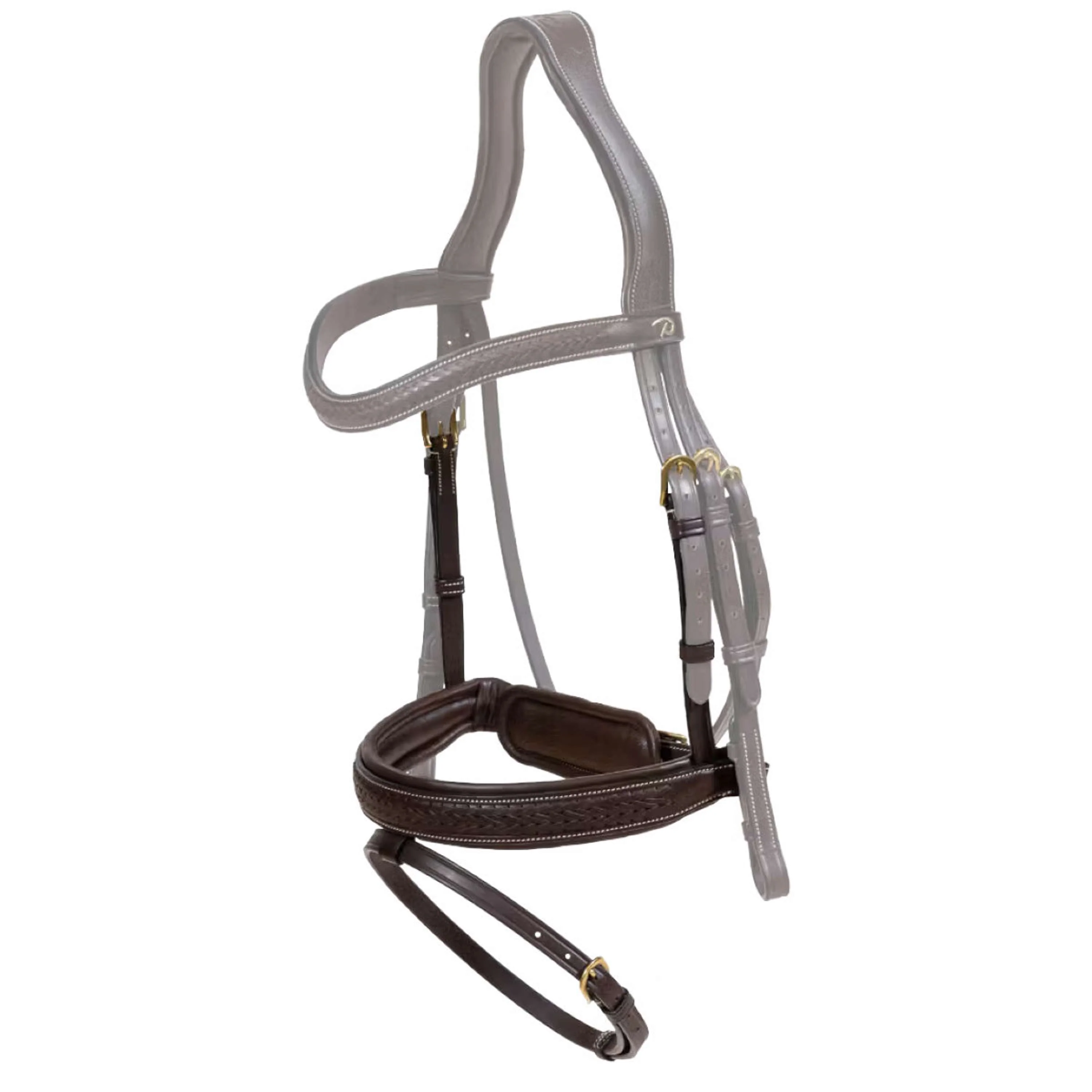 Dyon Muserolle Pull-Back Tressé Marron