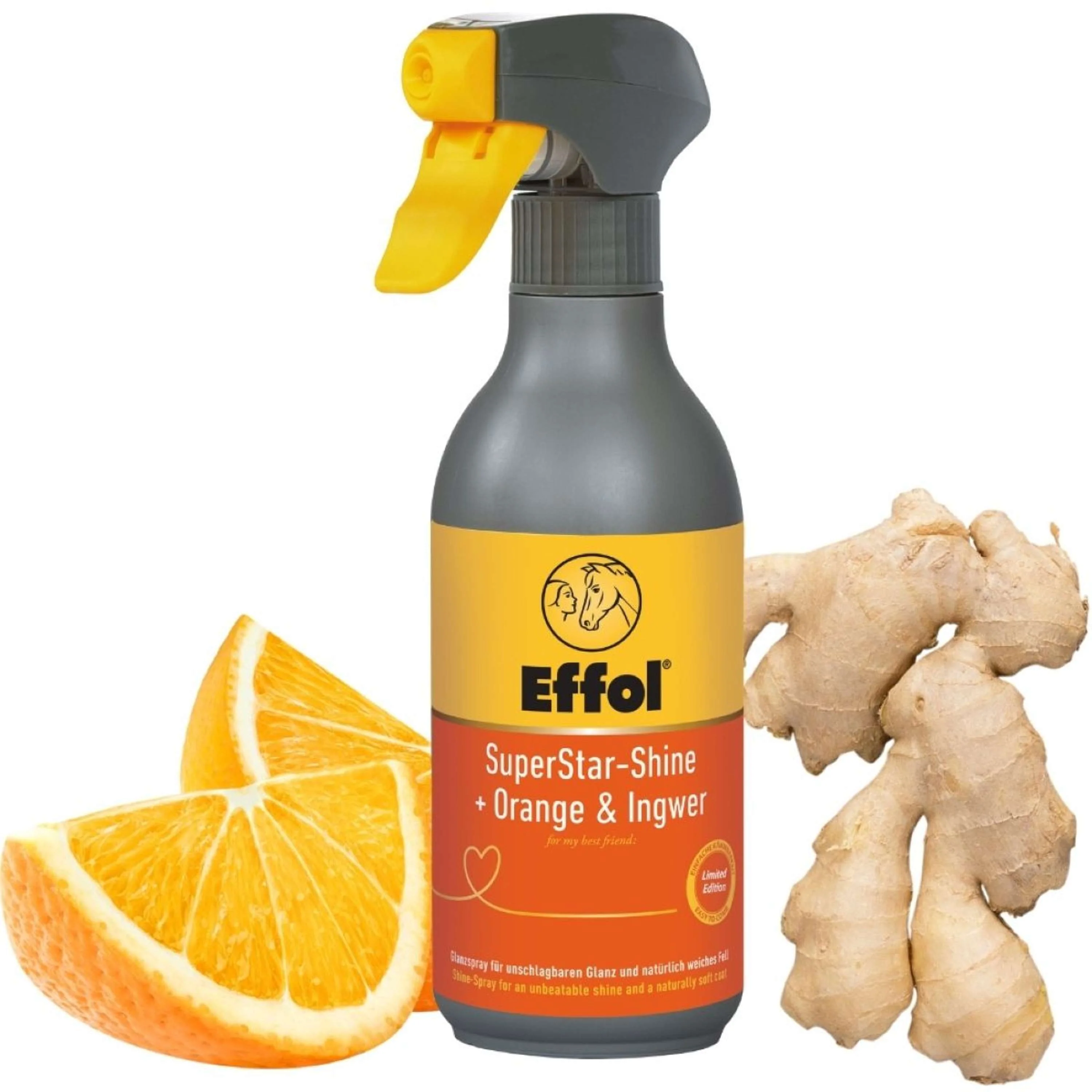 Effol Lotion Lustrante SuperStar-Shine Spray Orange et gingembre