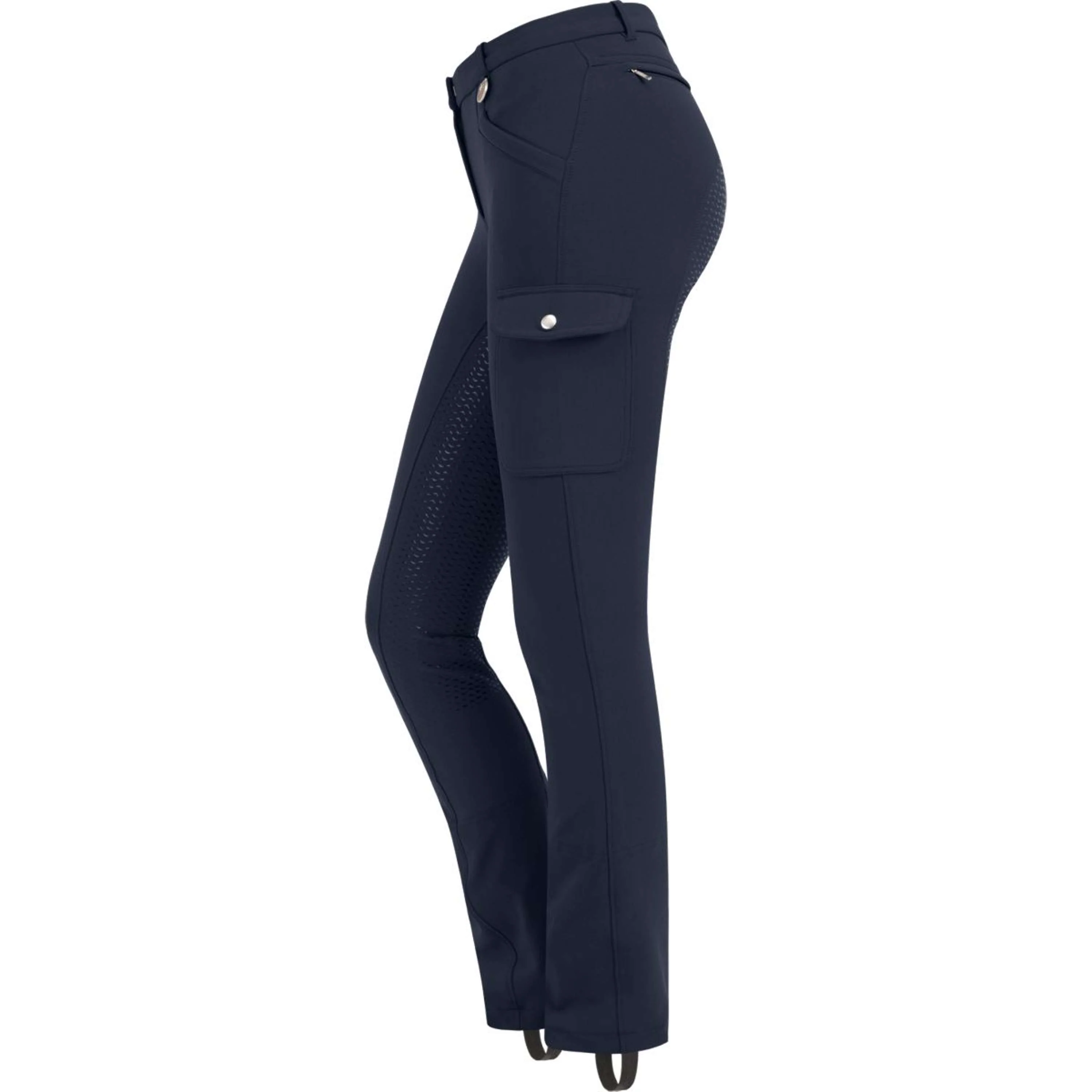 ELT Pantalon d'Équitation Jodhpur Micro Cargo Silicone Nightblue - Image 4