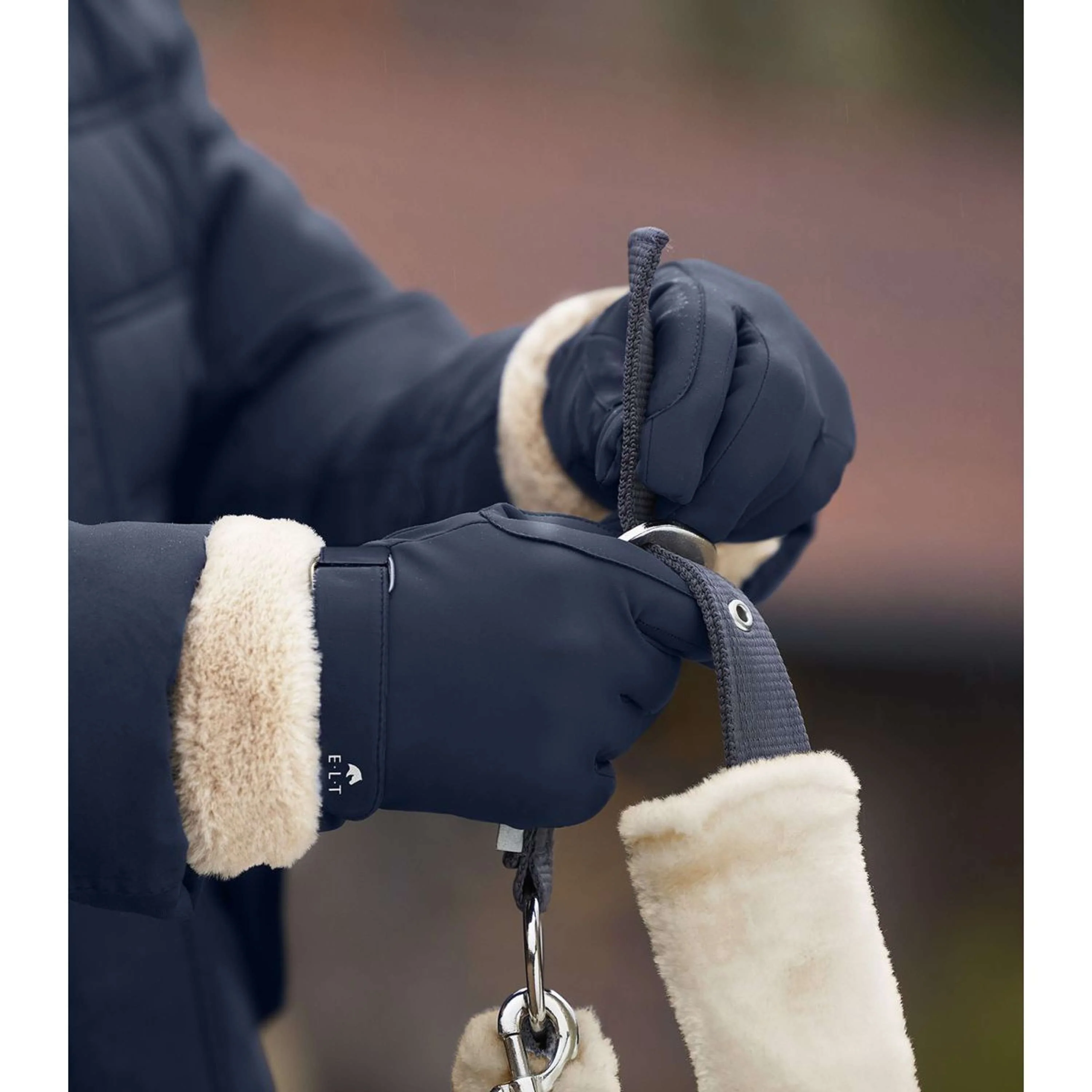 ELT Gants d'Équitation St. Moritz Bleu Nuit - Image 2