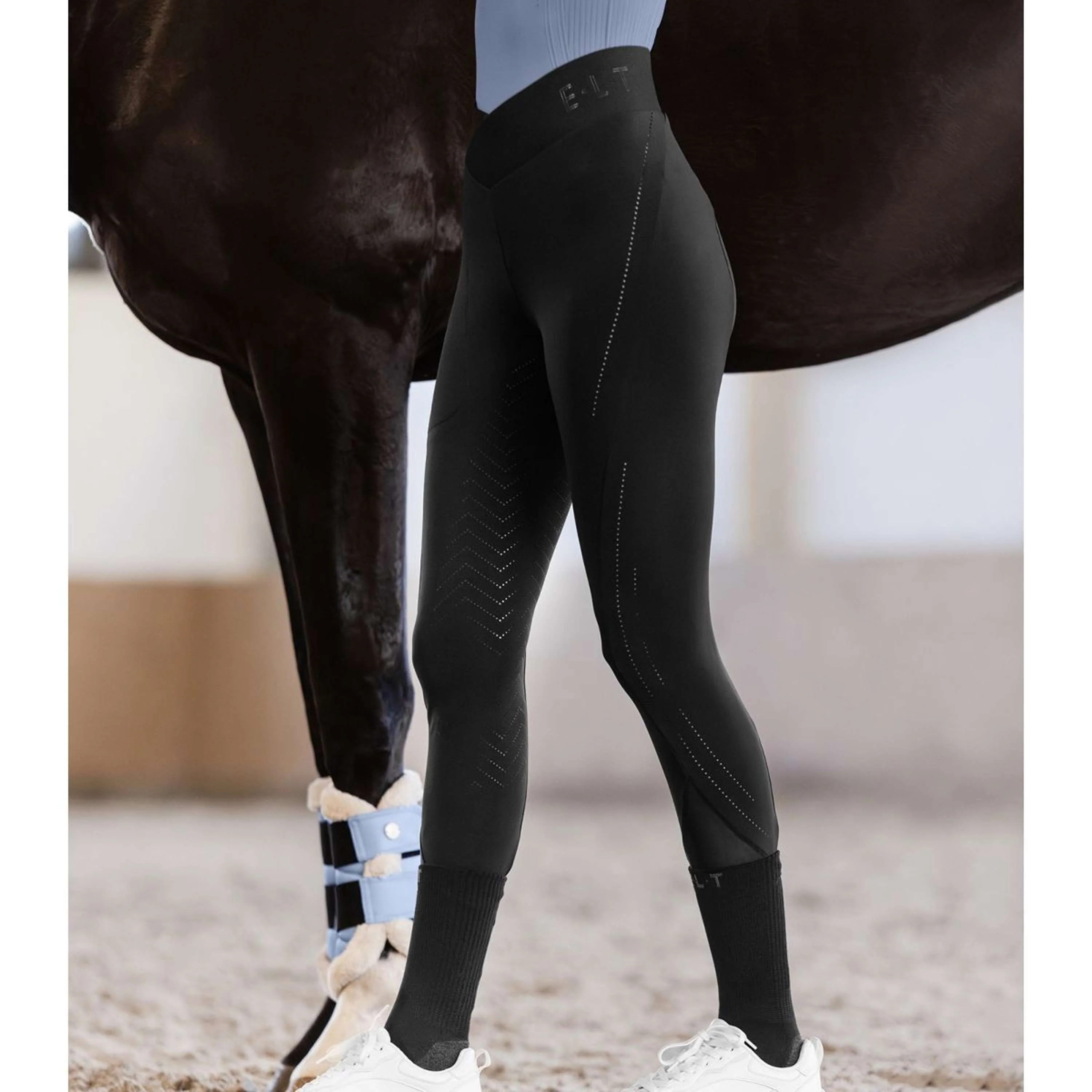 ELT Legging d'Équitation Pia Enfants Noir - Image 3