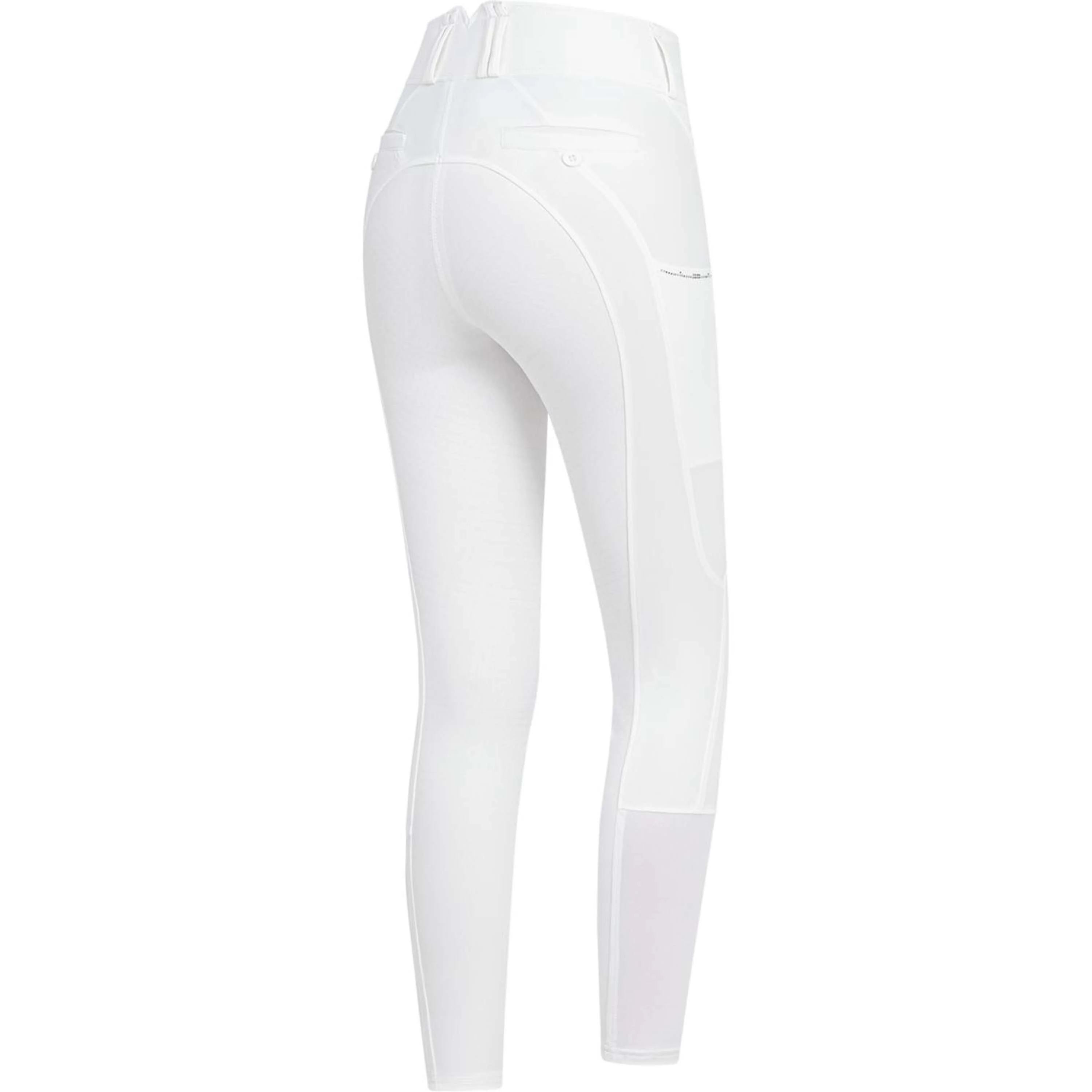 ELT Pantalon d'Équitation Mathilda Glam Taille Haute Blanc - Image 2