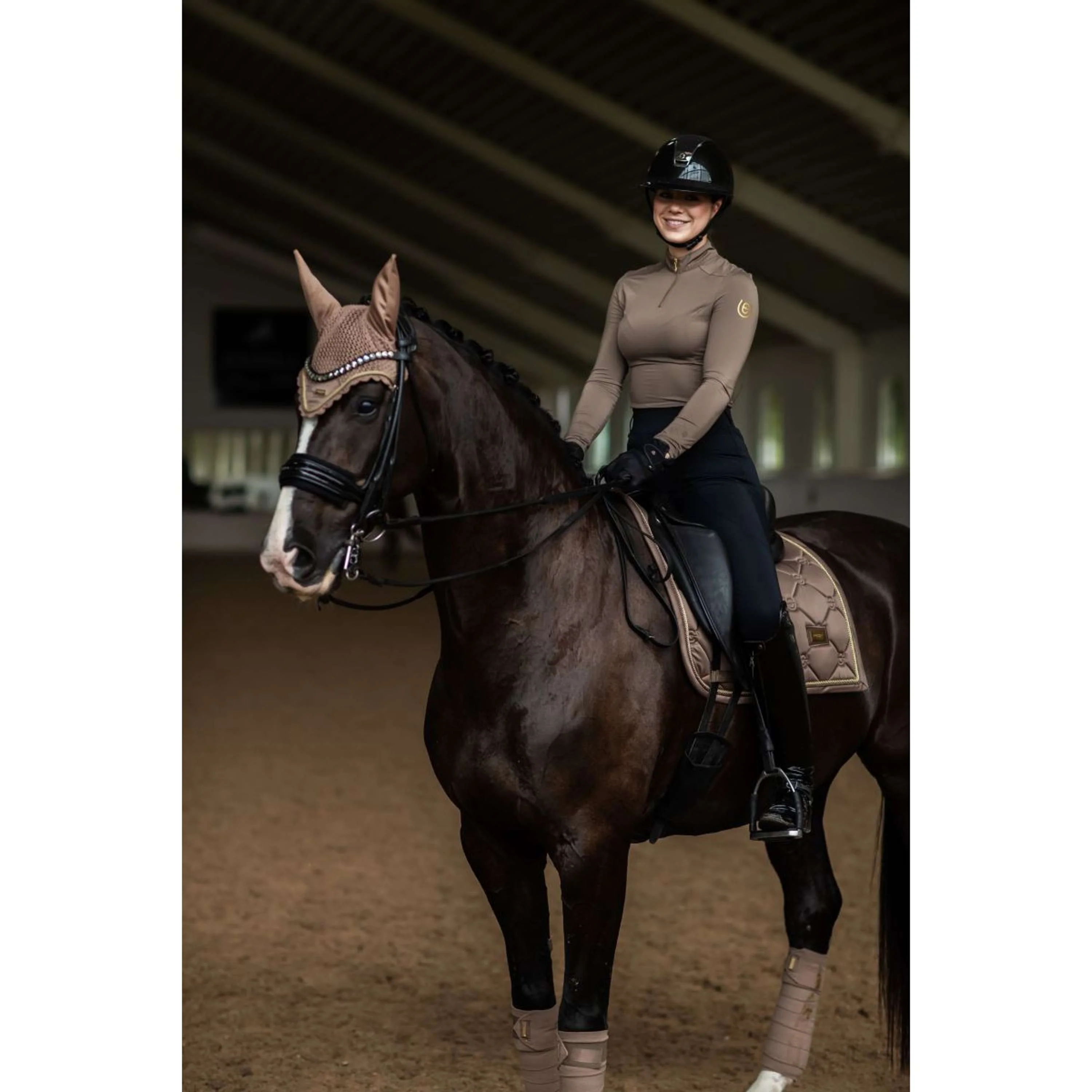 Equestrian Stockholm Bandages Champagne - Image 5