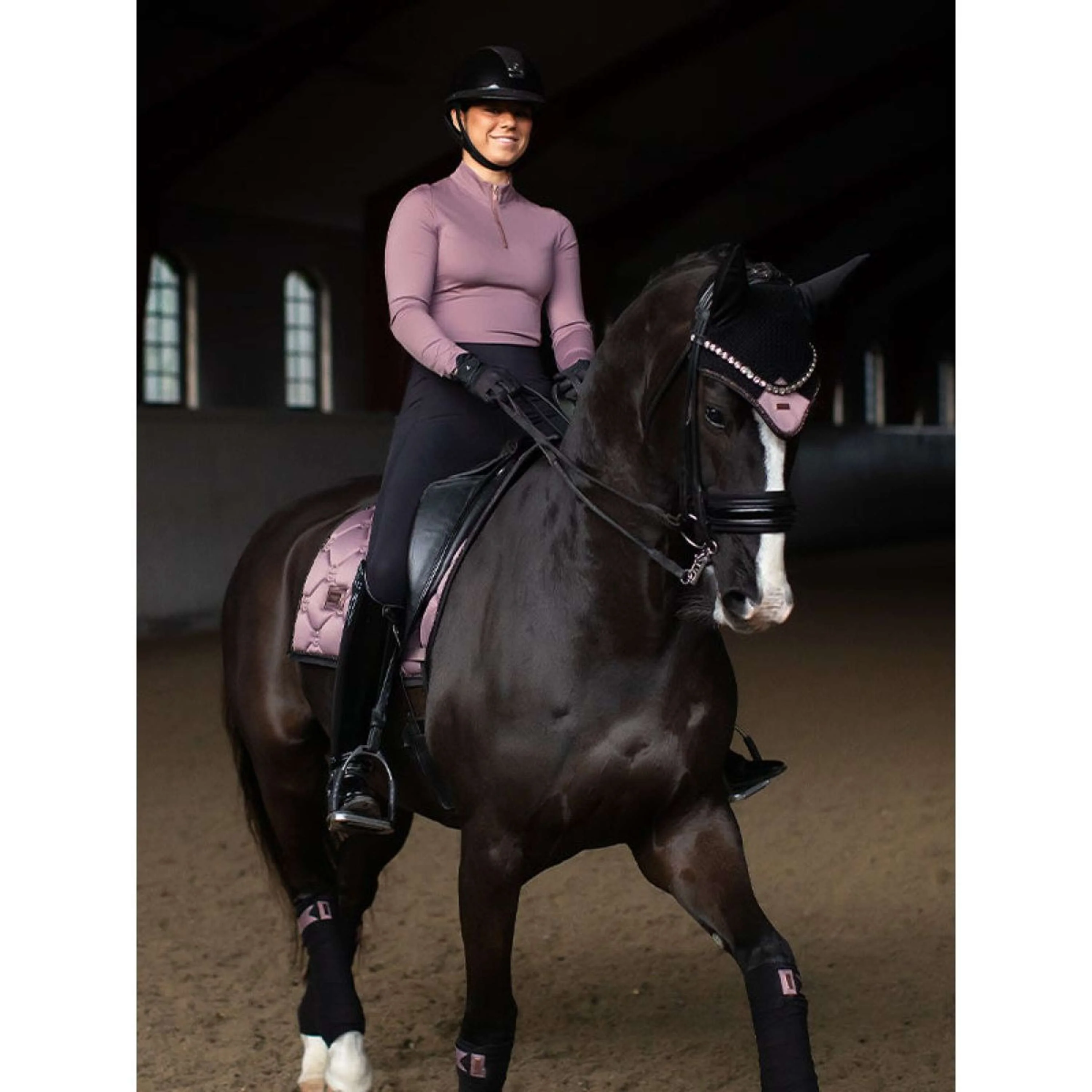Equestrian Stockholm Bonnet Anti-Mouches Anemone - Image 3