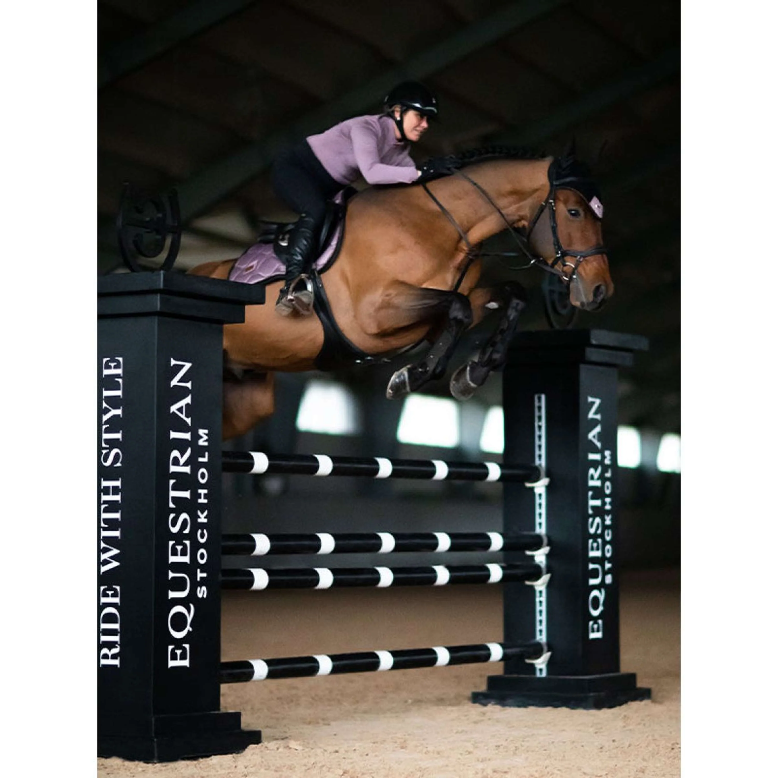 Equestrian Stockholm Bonnet Anti-Mouches Anemone - Image 4