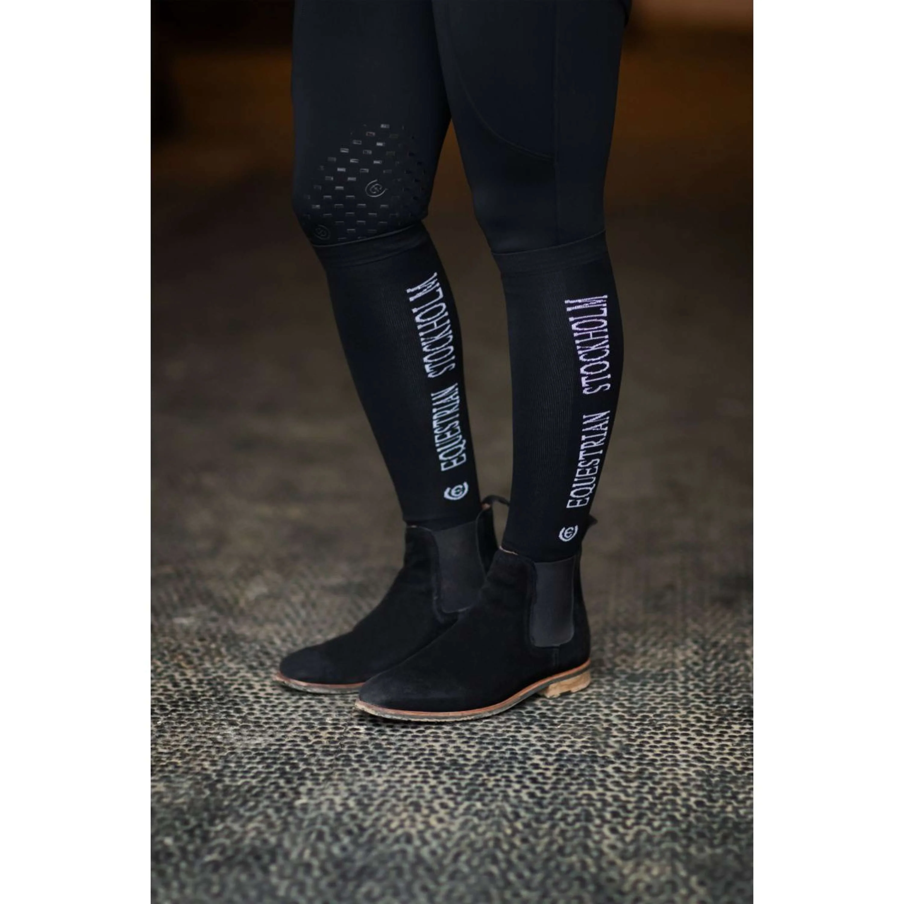 Equestrian Stockholm Chaussettes d'Équitation Bamboo Blend Black Edition - Image 2