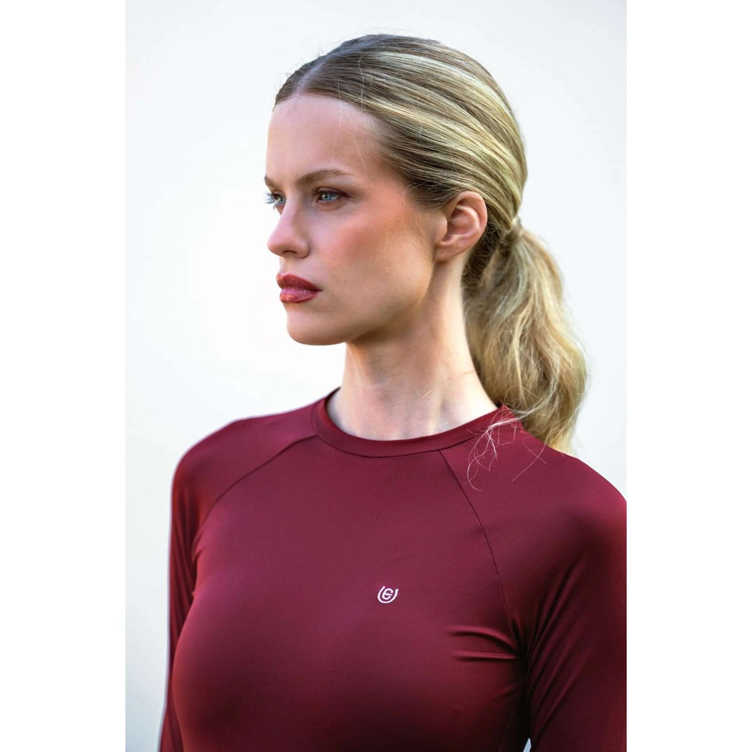 Equestrian Stockholm Chemise Dynamic Bordeaux - Image 4