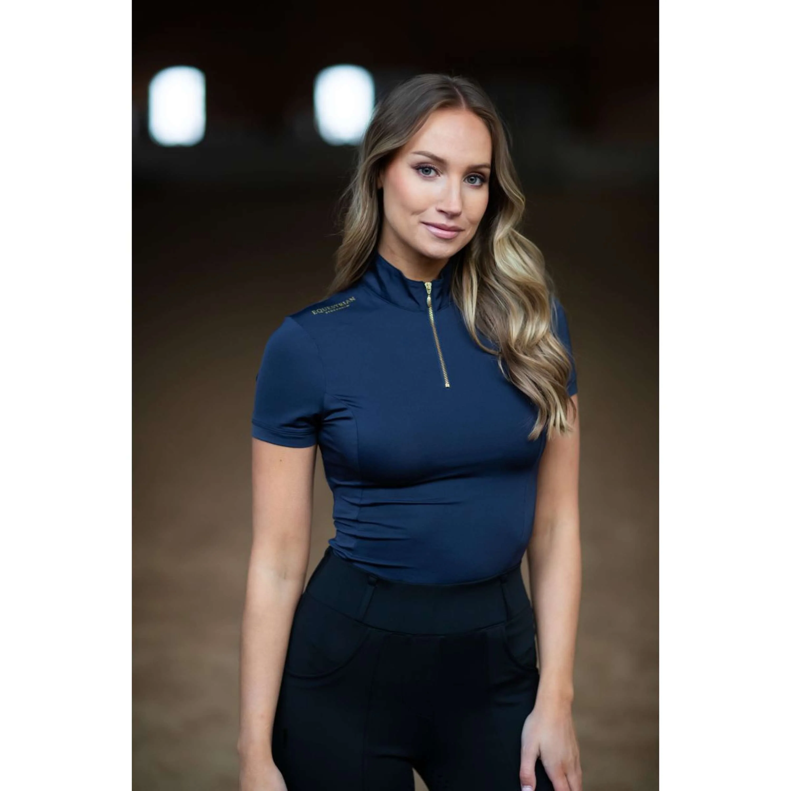 Equestrian Stockholm Chemise UV Protection Midnight Blue - Image 6