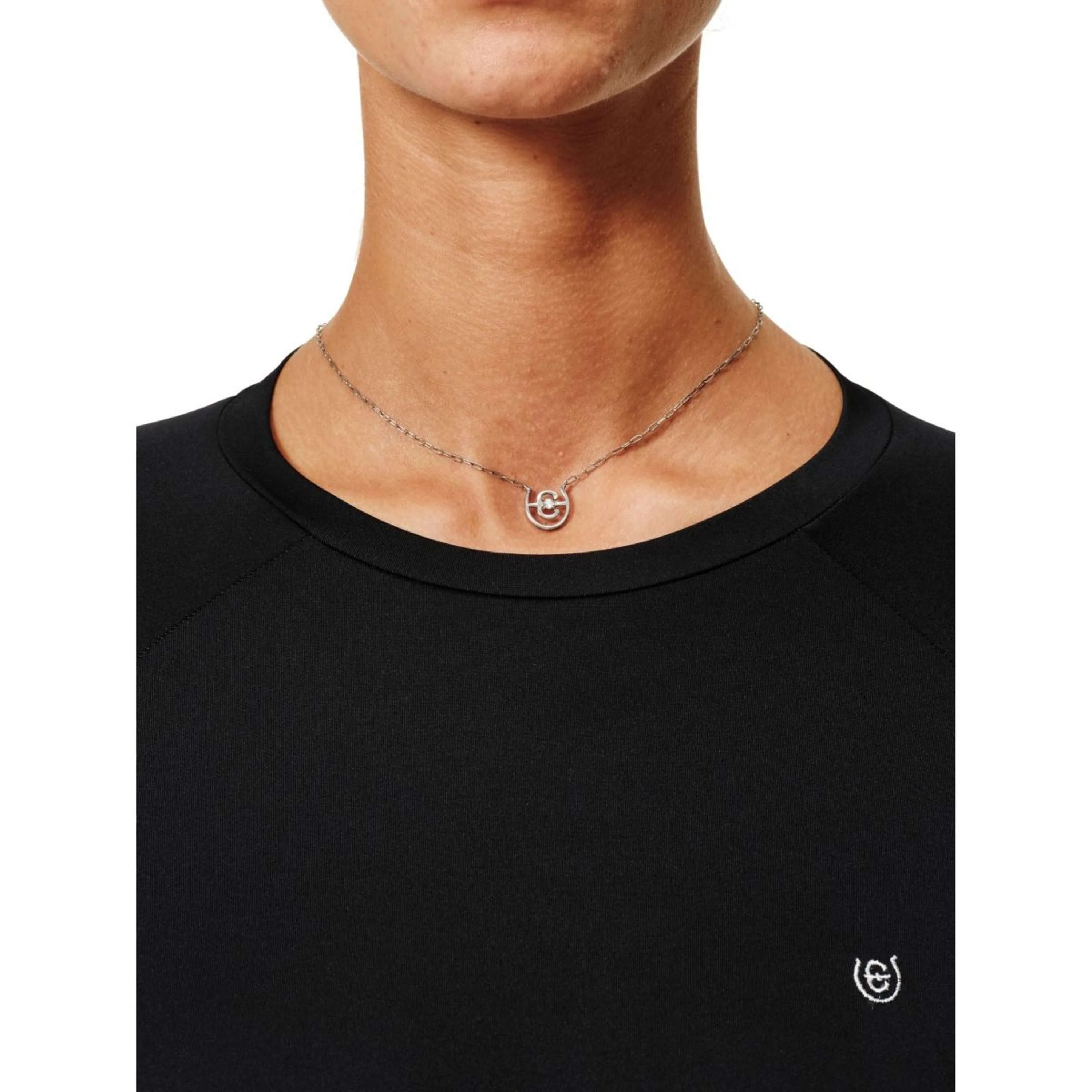 Equestrian Stockholm Collier Swarovski Crystal Argent - Image 3