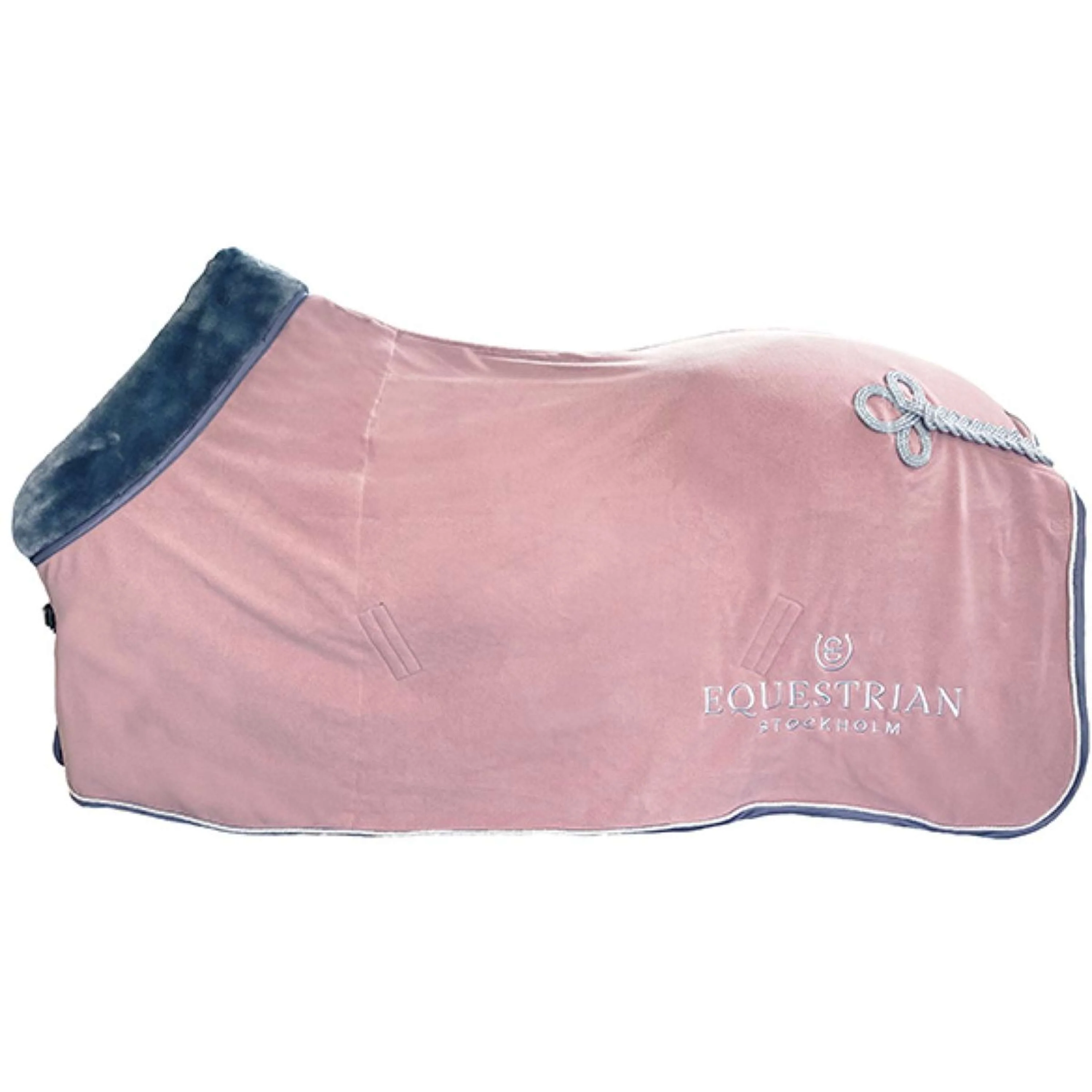 Equestrian Stockholm Couverture Polaire Fur Rose