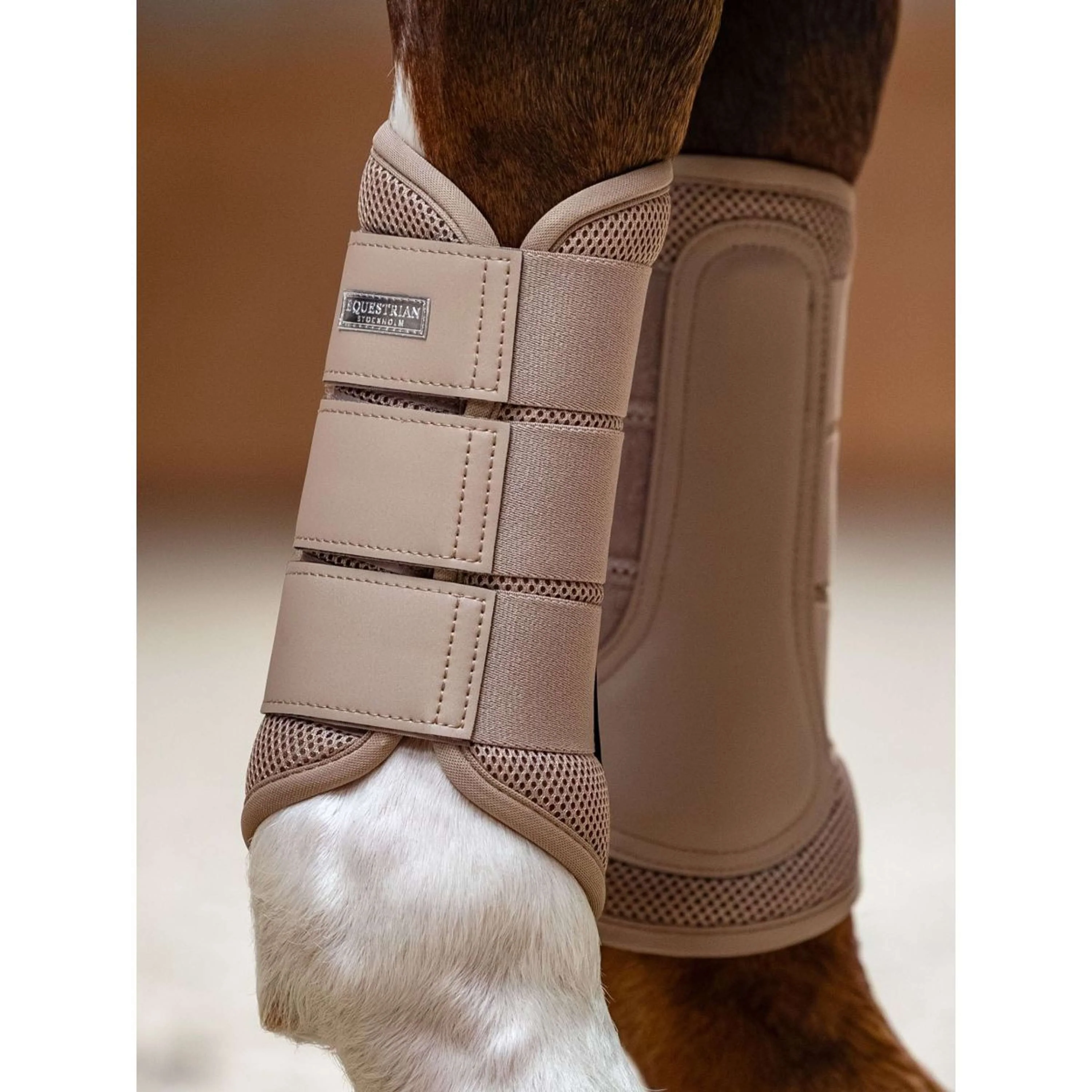 Equestrian Stockholm Guêtres Classic Mesh Sable - Image 5
