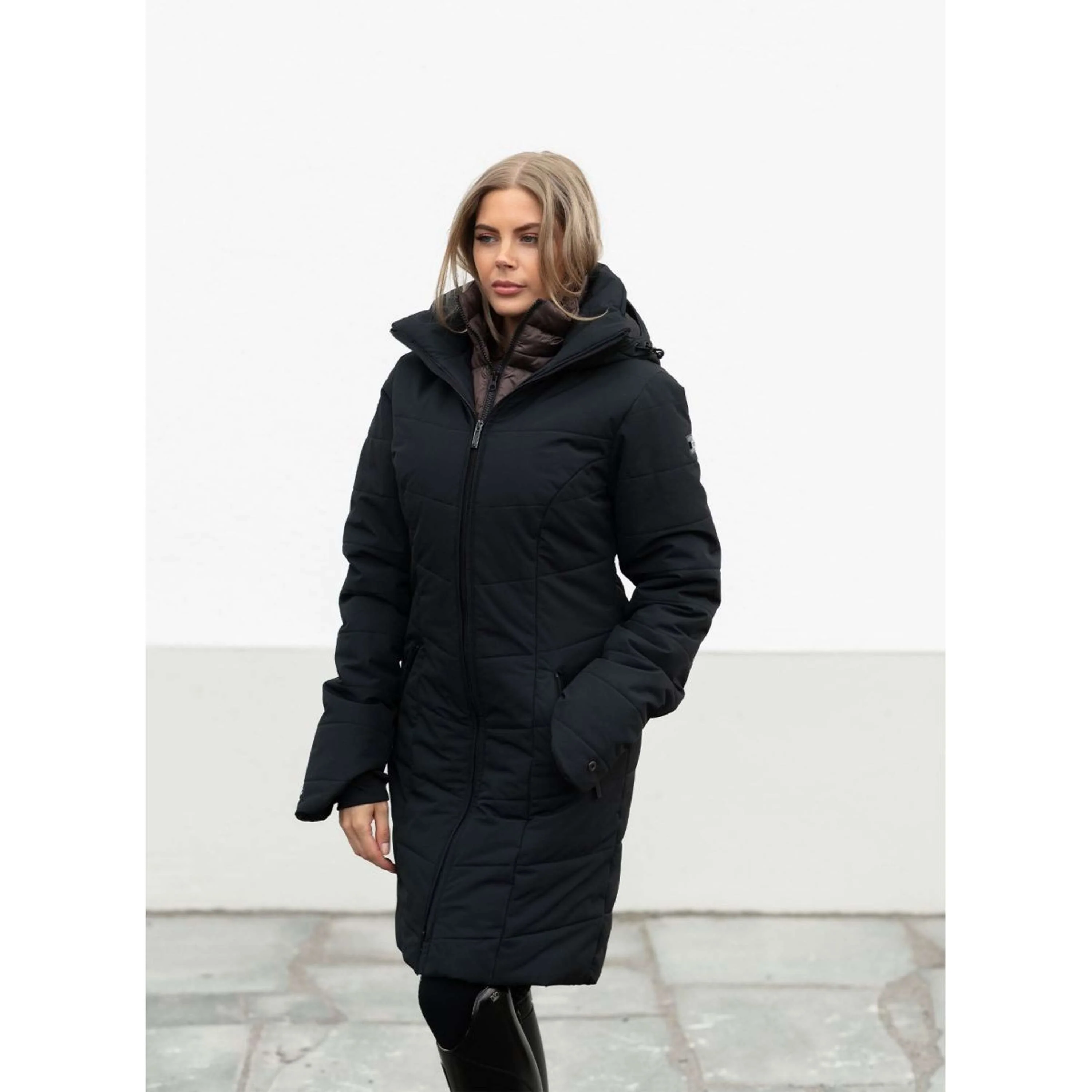 Equestrian Stockholm Manteau d'Hiver Denali Black Mocha - Image 2