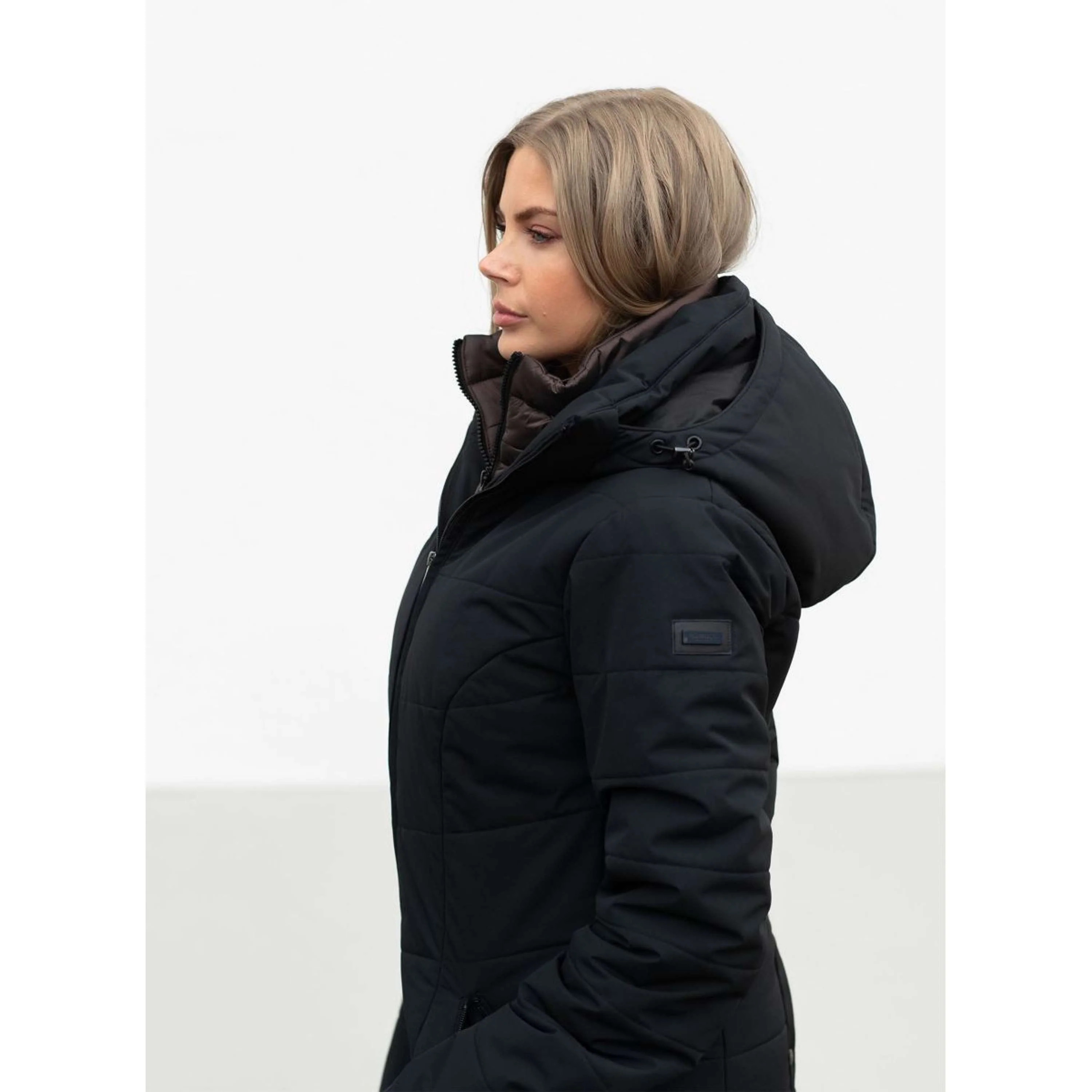Equestrian Stockholm Manteau d'Hiver Denali Black Mocha - Image 3