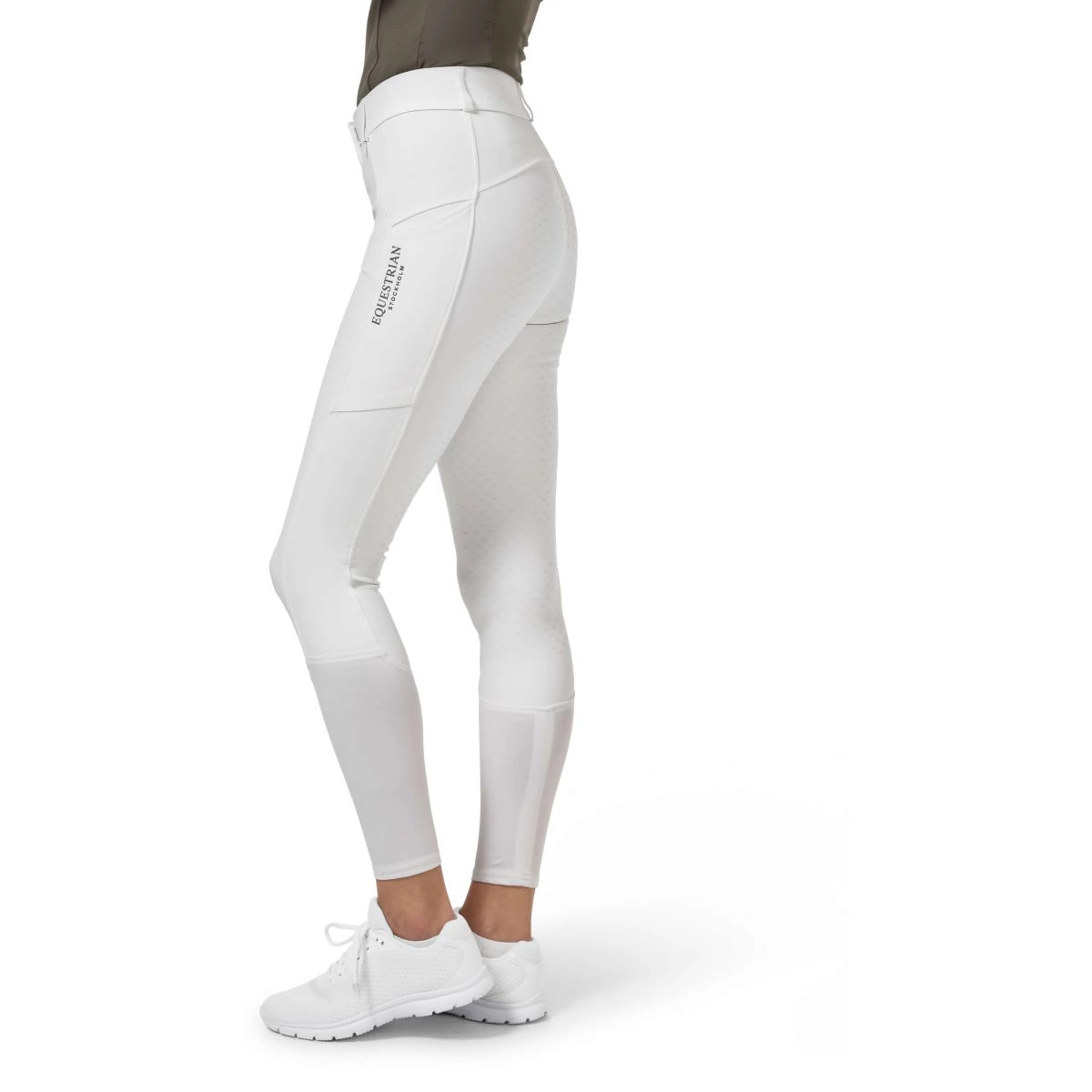 Equestrian Stockholm Pantalon d'Équitation Elite Dressage Blanc - Image 8