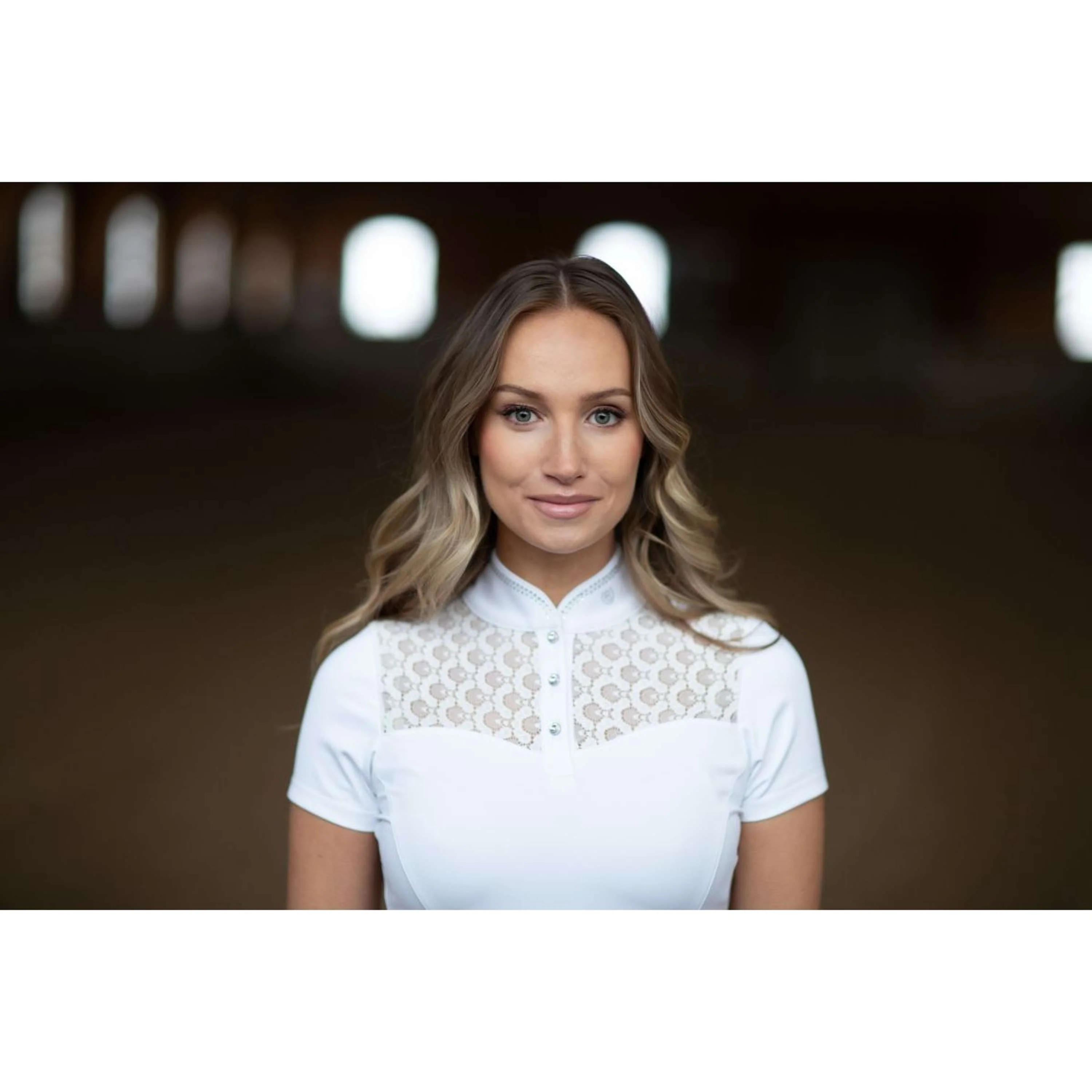 Equestrian Stockholm T-shirt de Concours Crystal Champion Blanc - Image 7