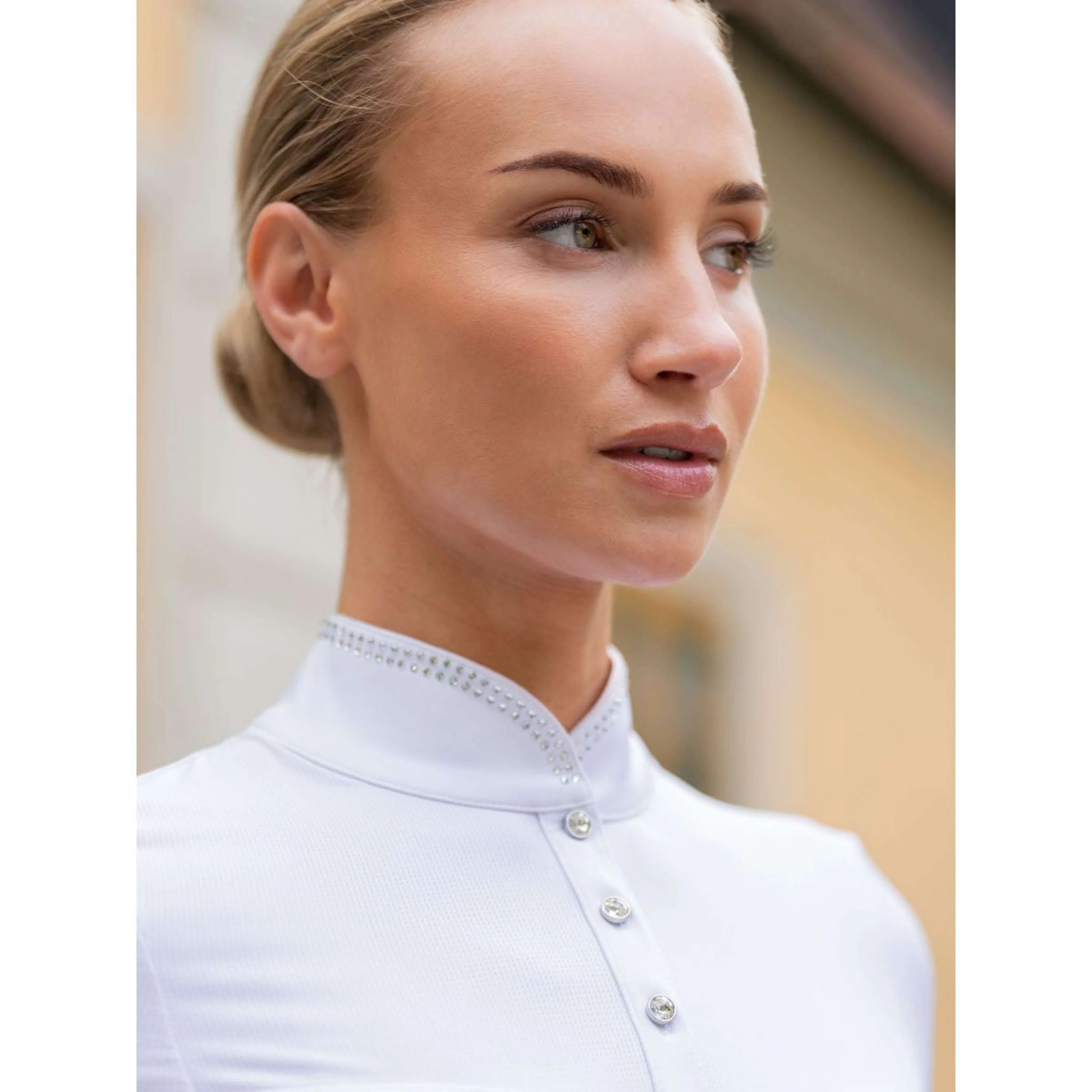 Equestrian Stockholm T-shirt de Concours Revenew Blanc - Image 4