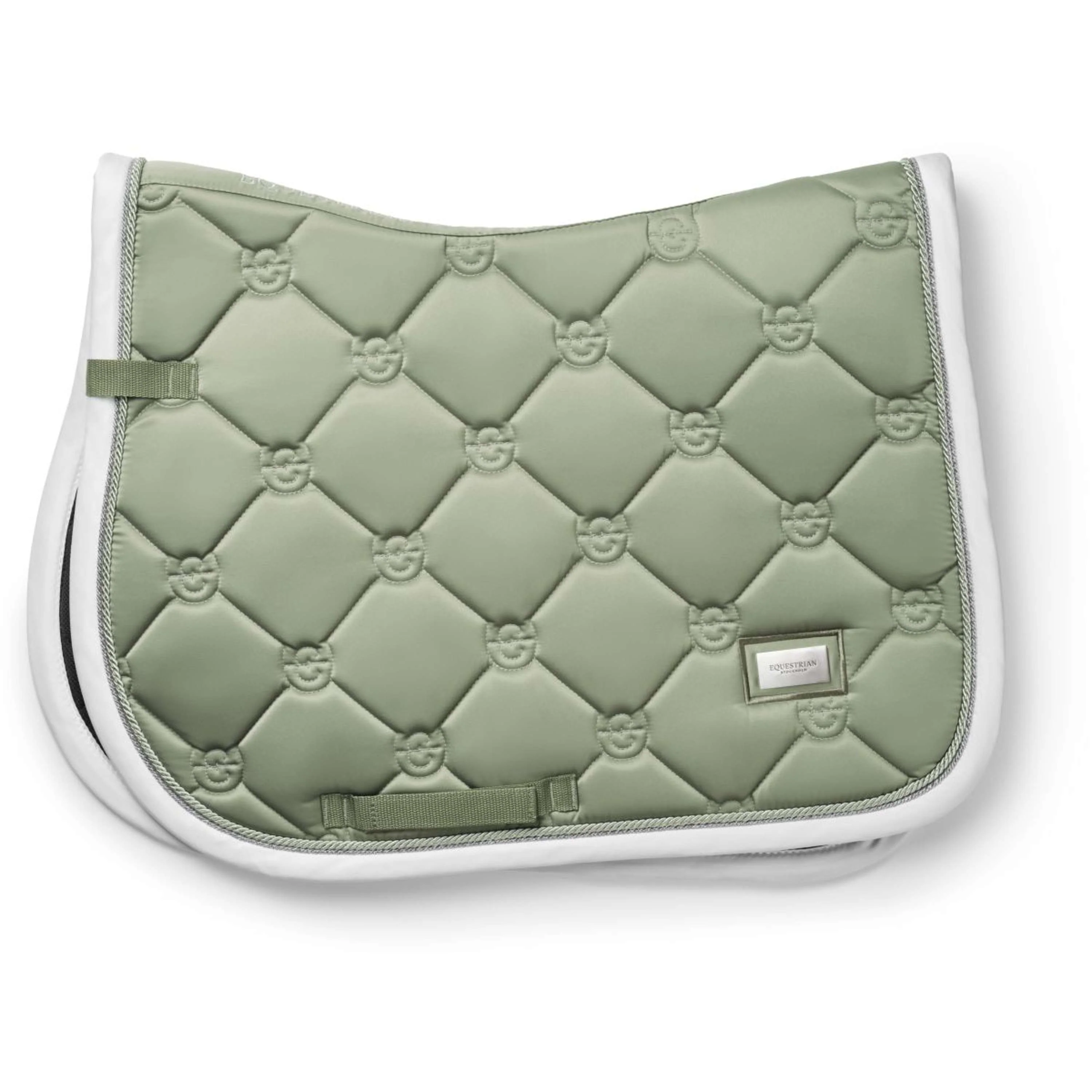 Equestrian Stockholm Tapis de Selle de Saut Pistachio White