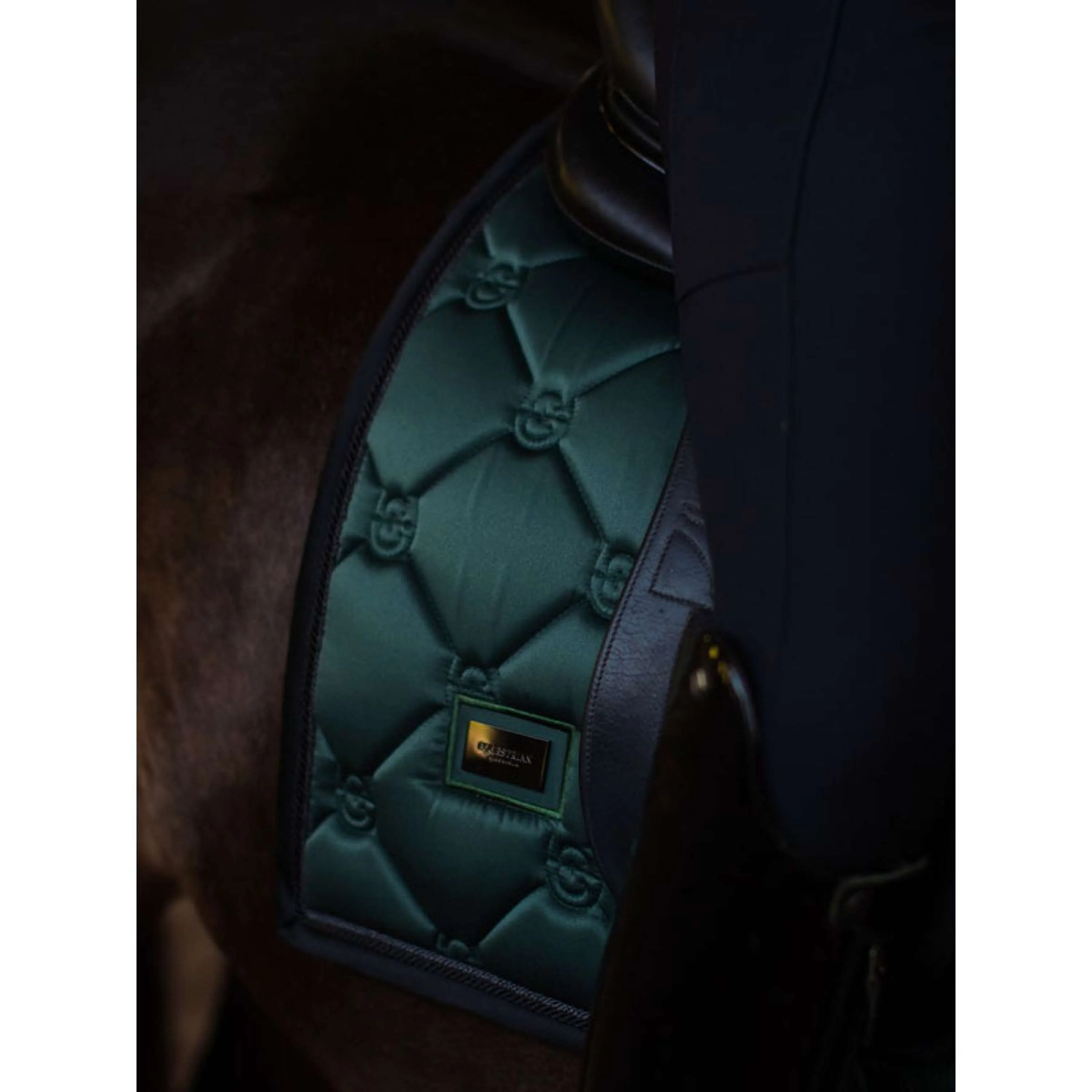 Equestrian Stockholm Tapis de Selle Dressage Sycamore Green - Image 3