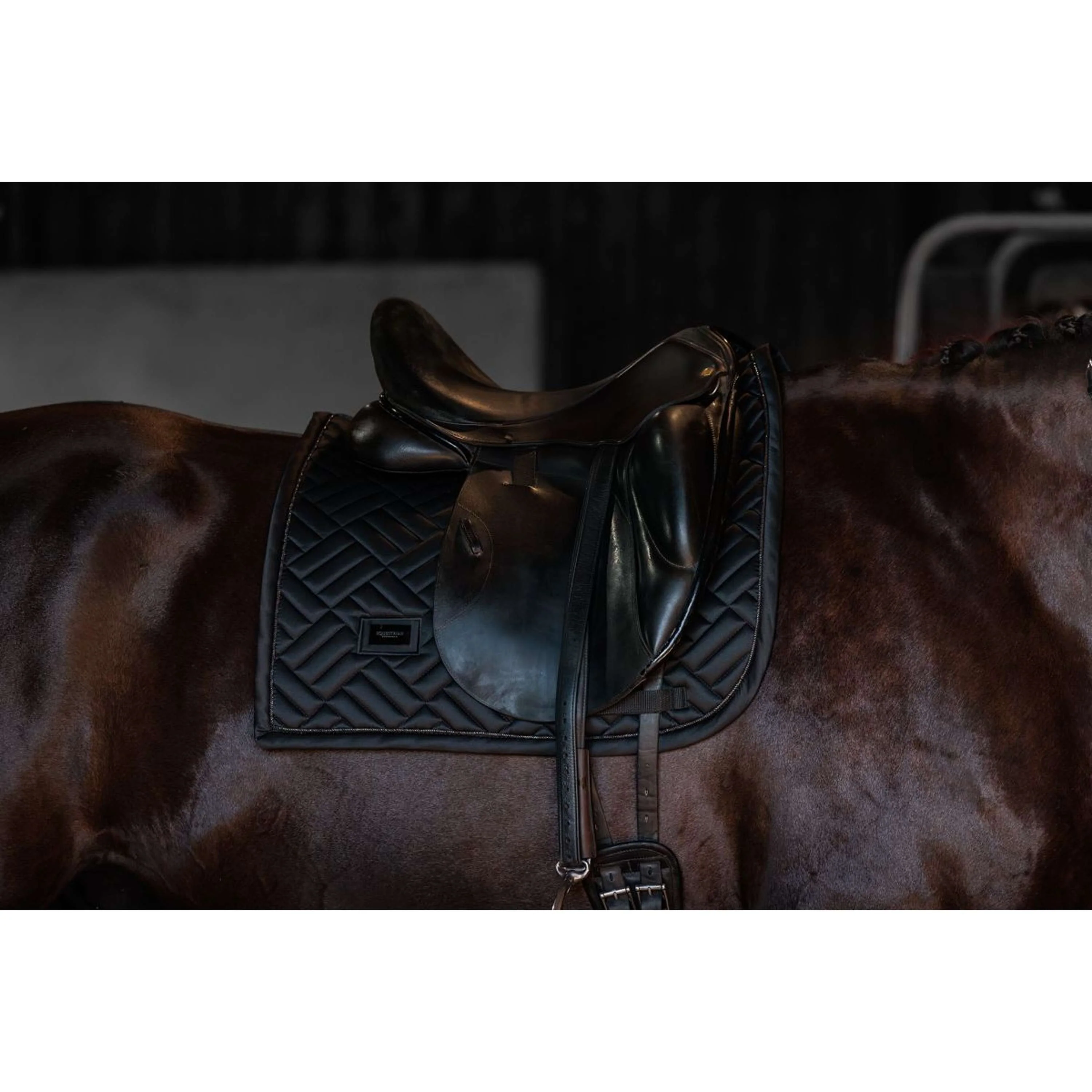 Equestrian Stockholm Tapis de Selle Modern Dressage Noir - Image 6