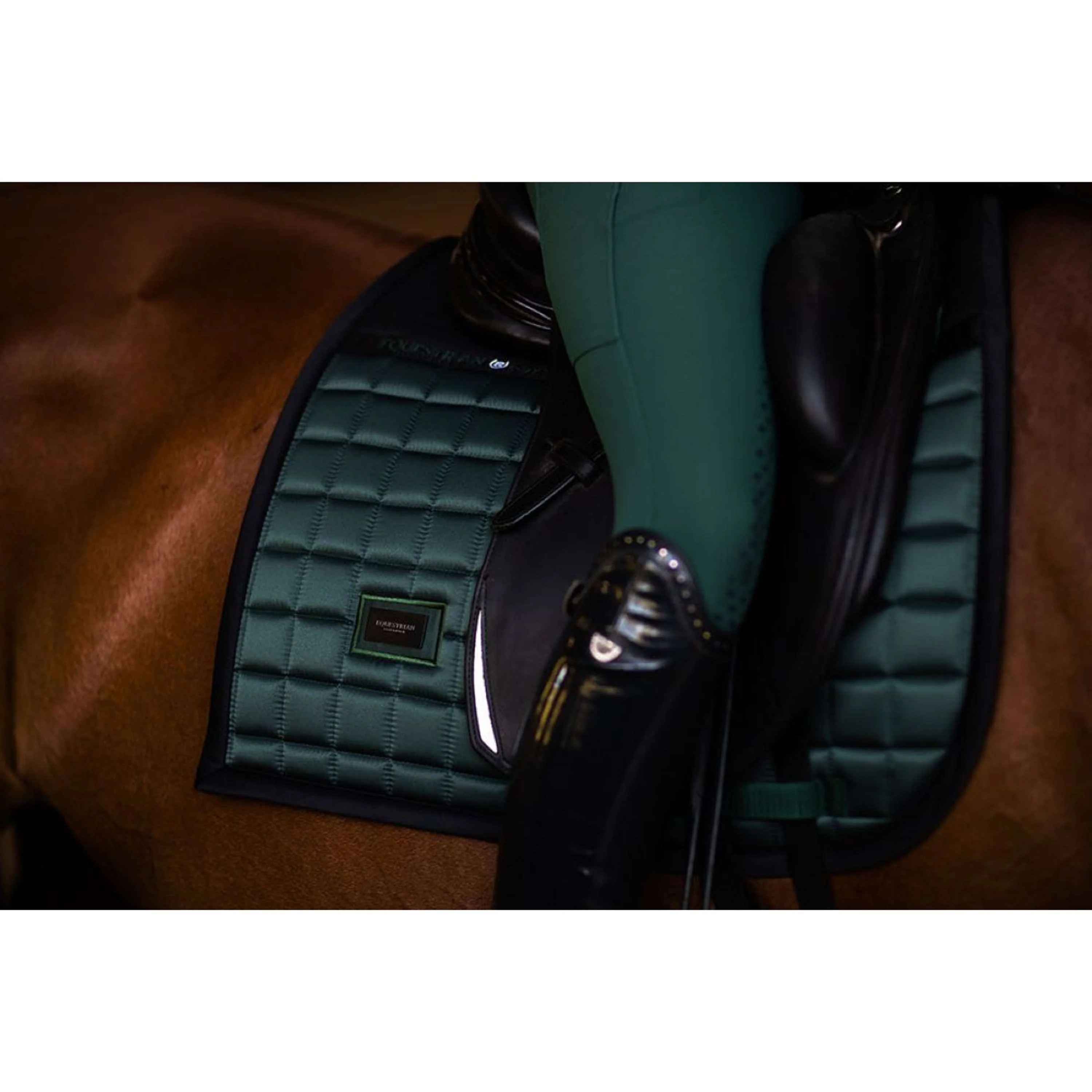 Equestrian Stockholm Tapis de Selle Sportive Dressage Sycamore Green - Image 3