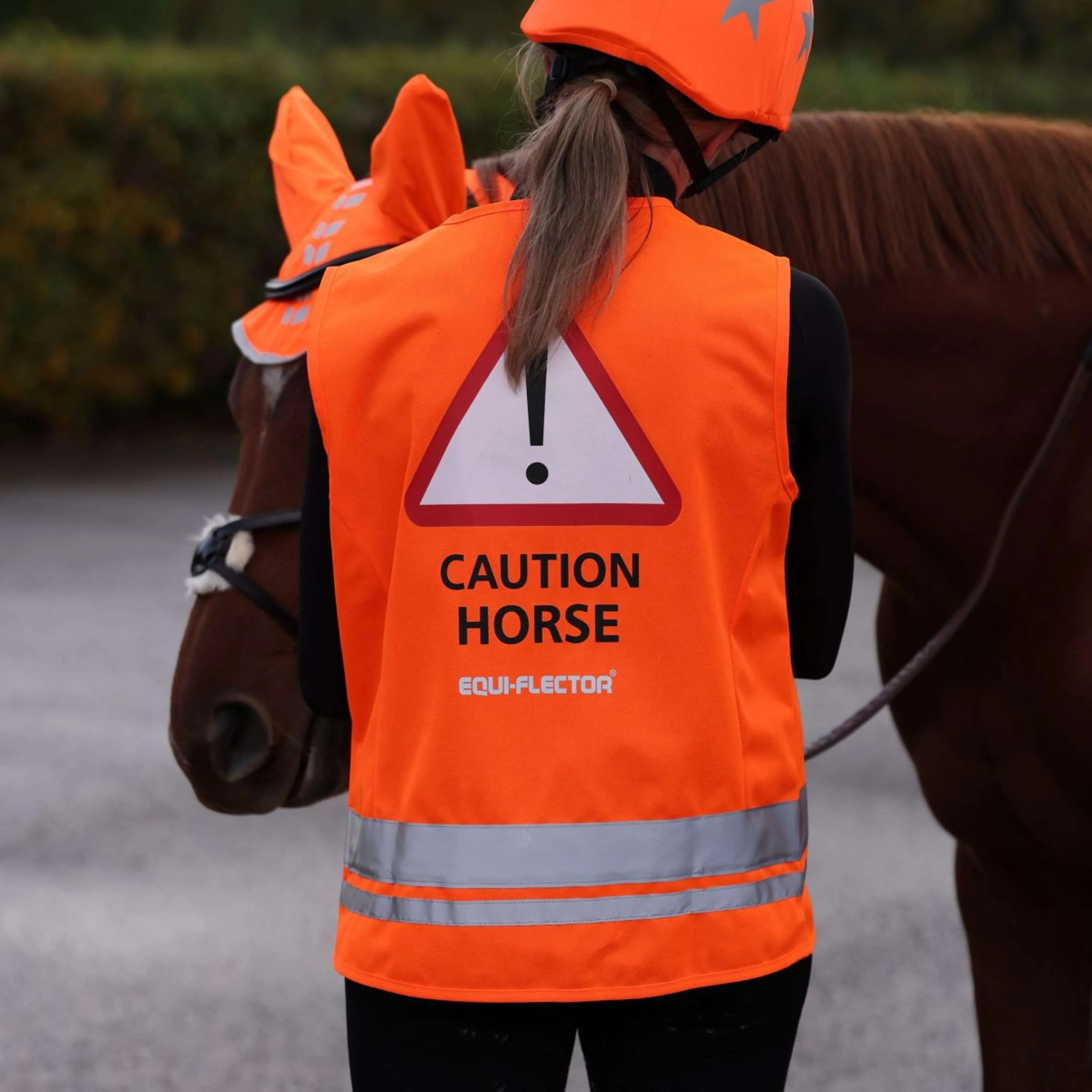 Equi-Flector by Shires Gilet de Sécurité Orange - Image 4