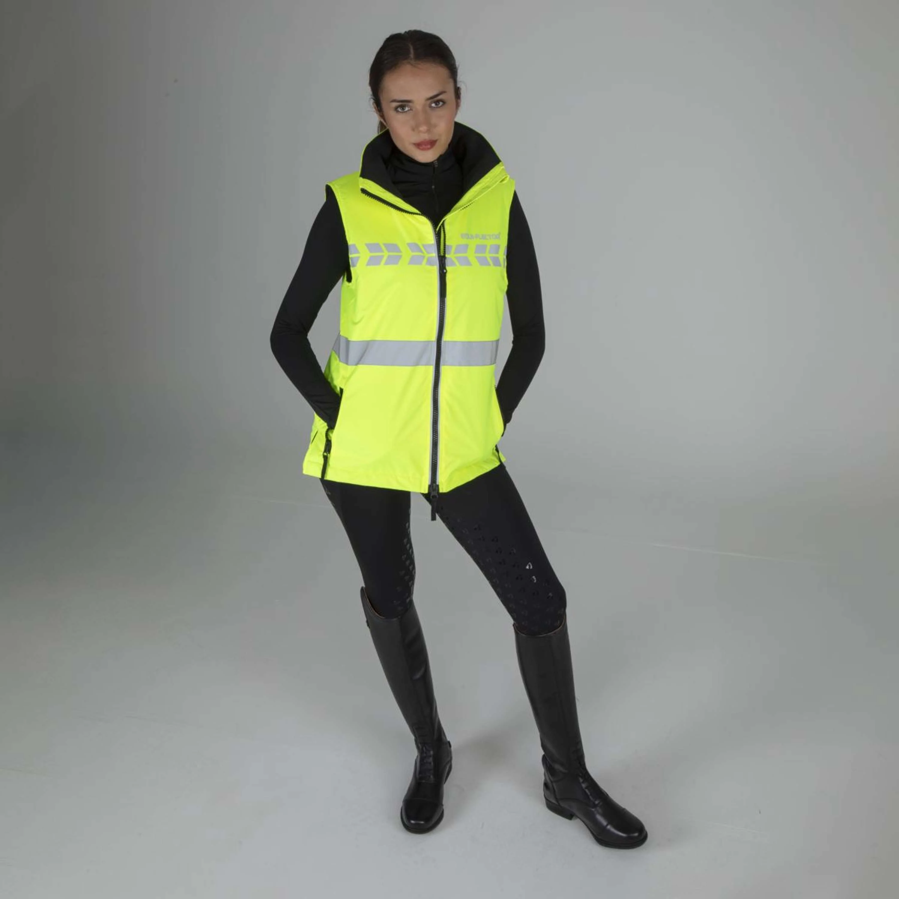 Equi-Flector by Shires Gilet Réfléchissant Jaune - Image 11