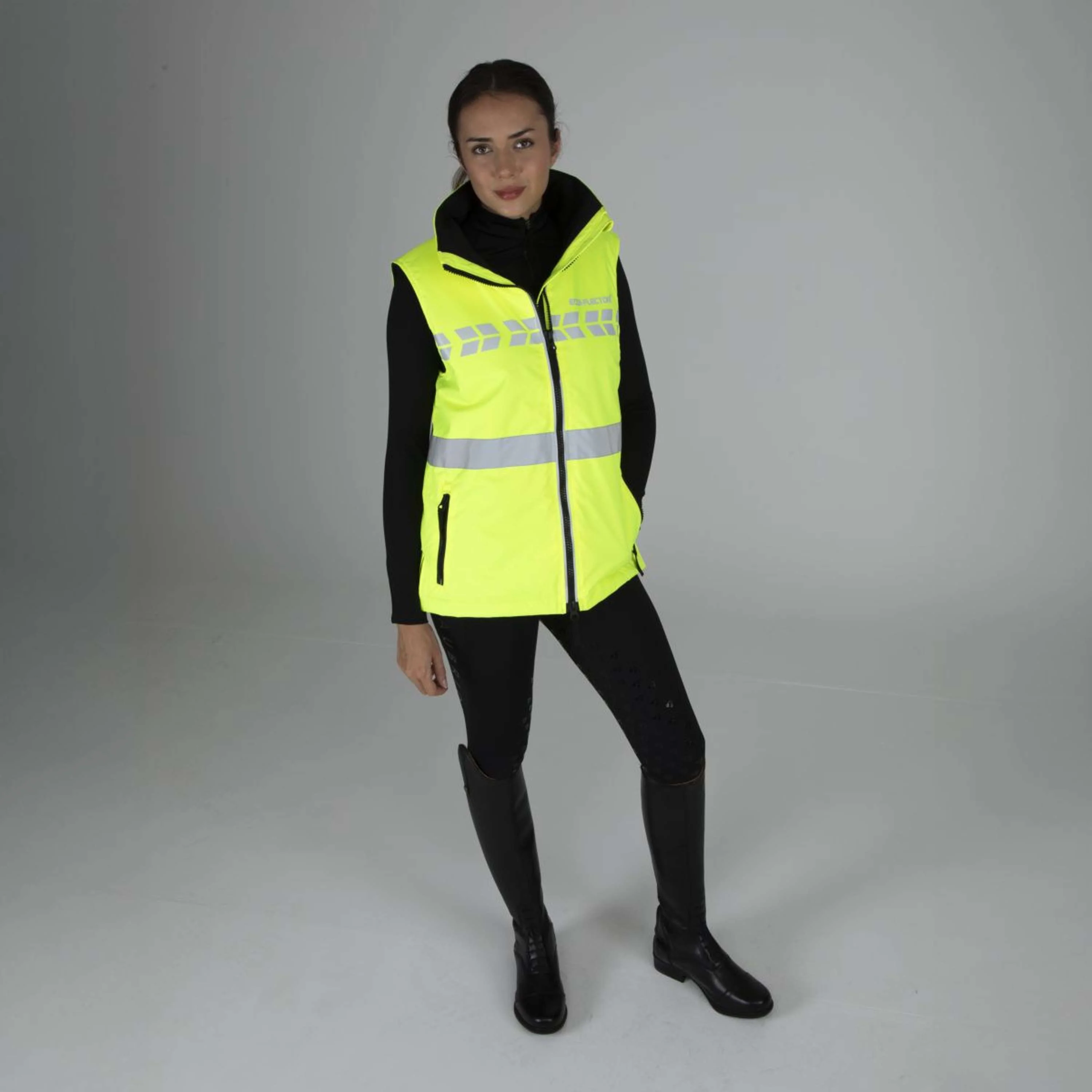 Equi-Flector by Shires Gilet Réfléchissant Jaune - Image 14