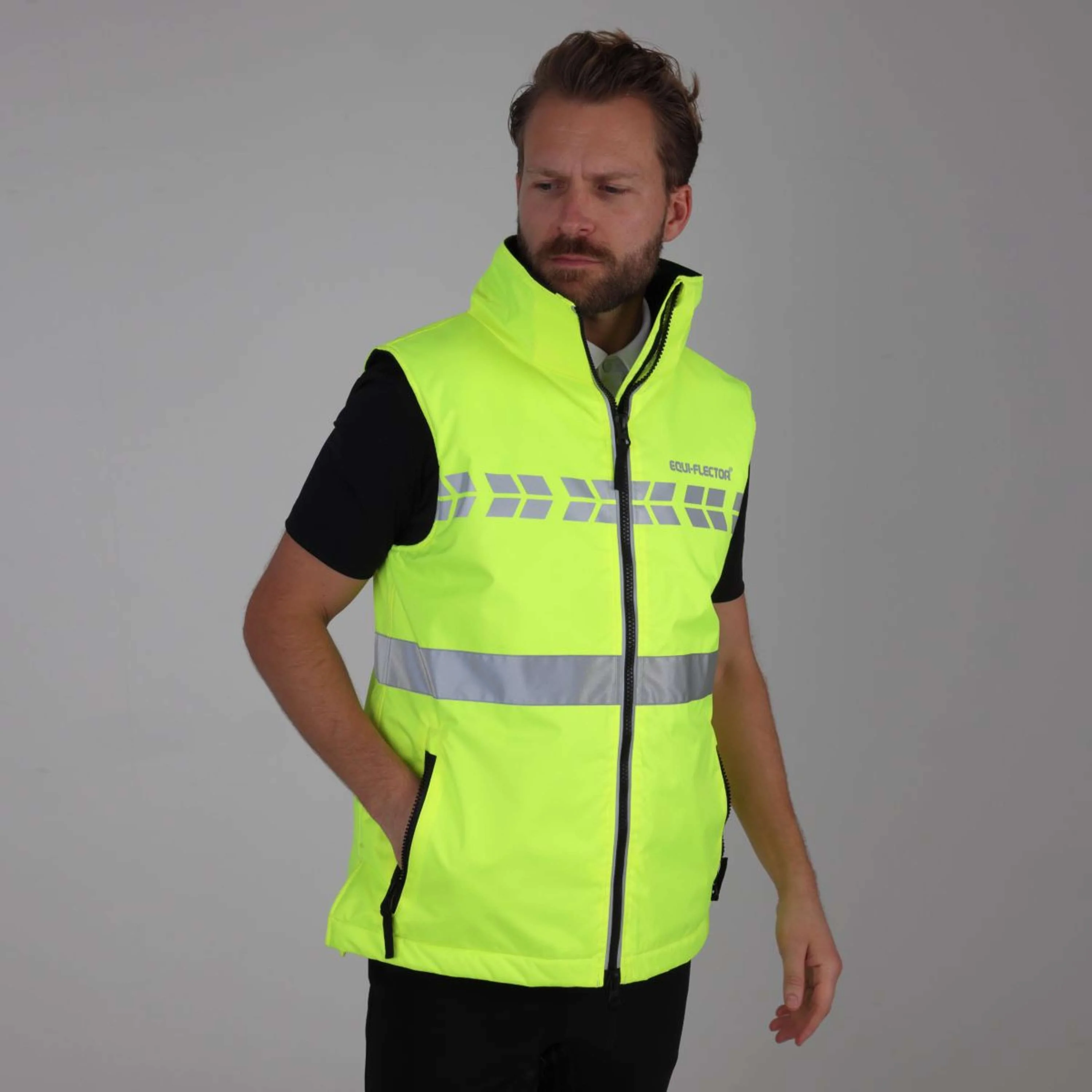 Equi-Flector by Shires Gilet Réfléchissant Jaune - Image 29