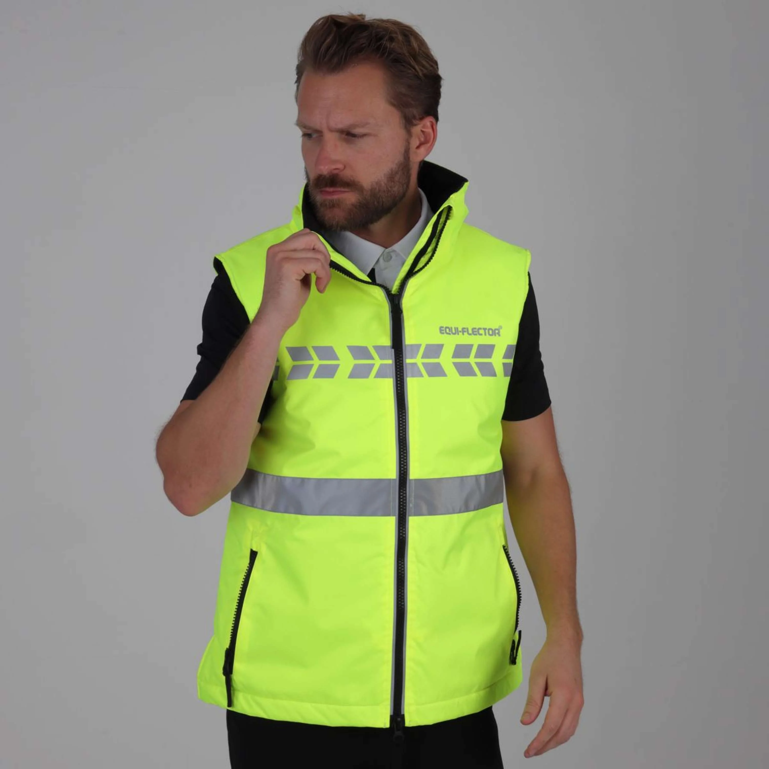 Equi-Flector by Shires Gilet Réfléchissant Jaune - Image 31