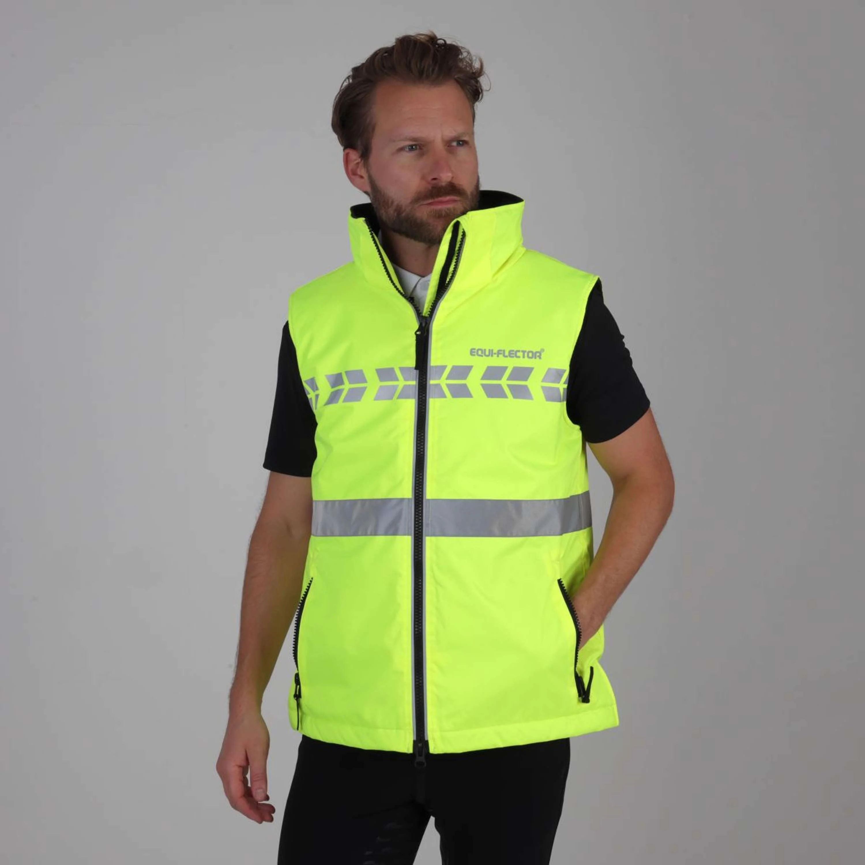 Equi-Flector by Shires Gilet Réfléchissant Jaune - Image 32