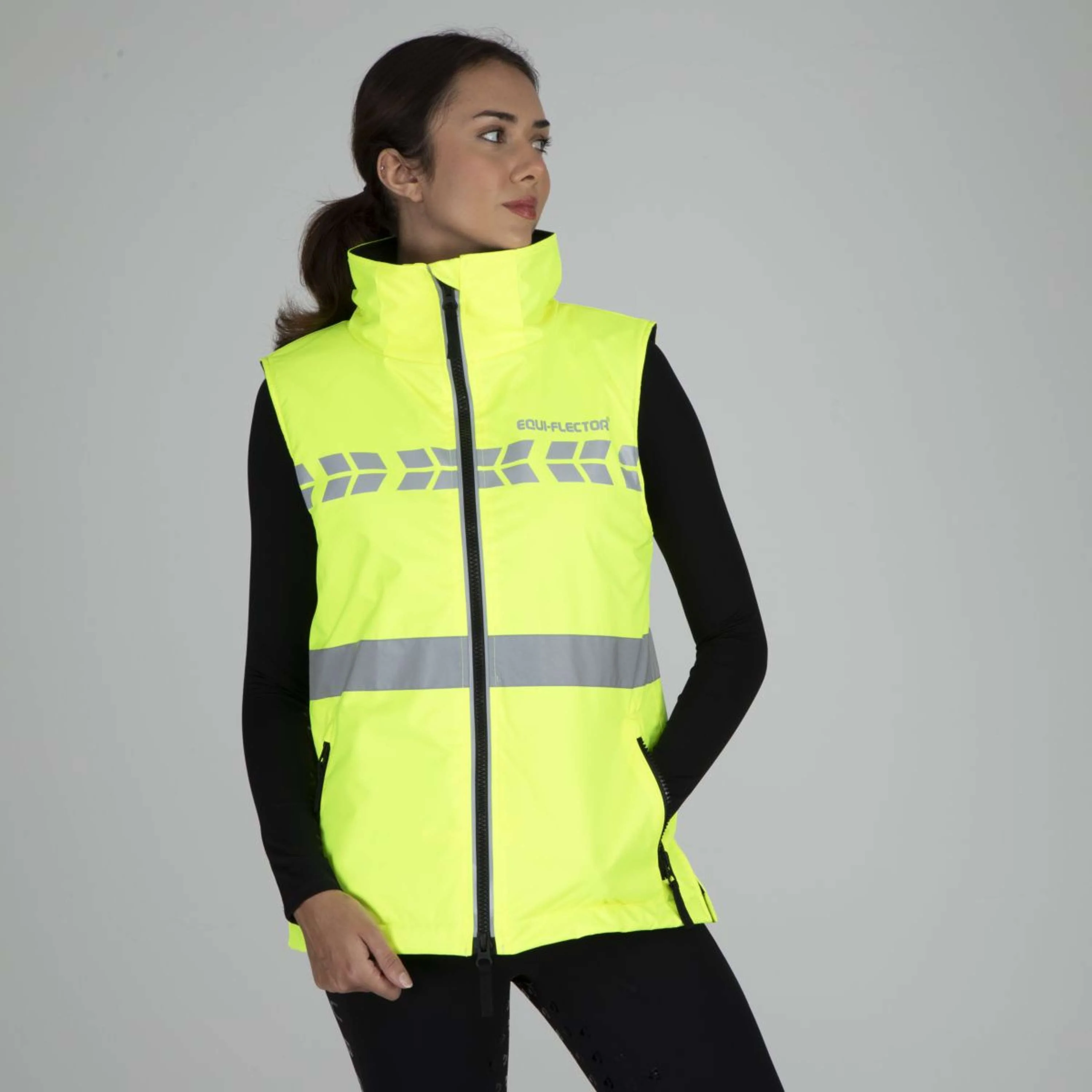 Equi-Flector by Shires Gilet Réfléchissant Jaune - Image 6