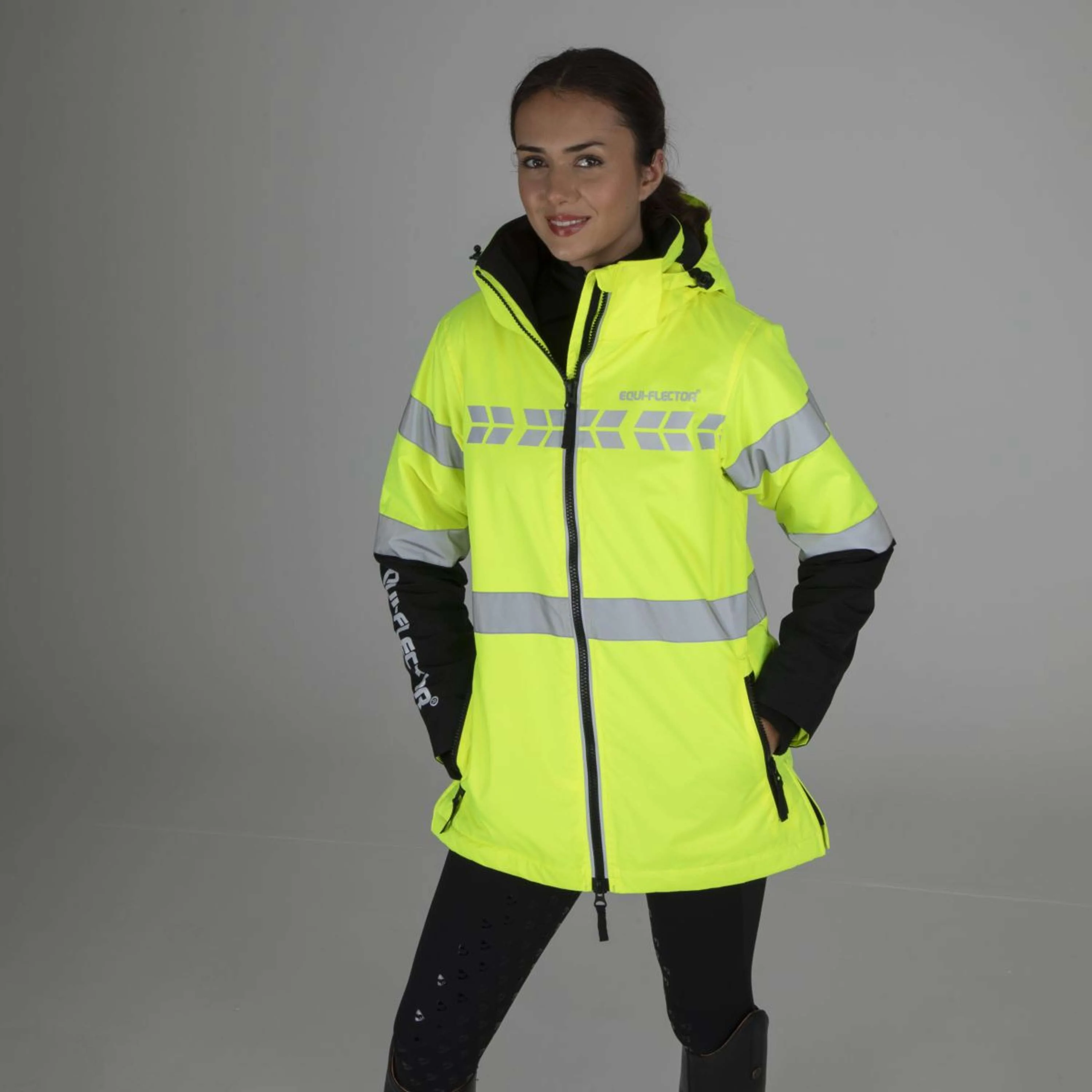 Equi-Flector by Shires Veste Réfléchissante Jaune - Image 3