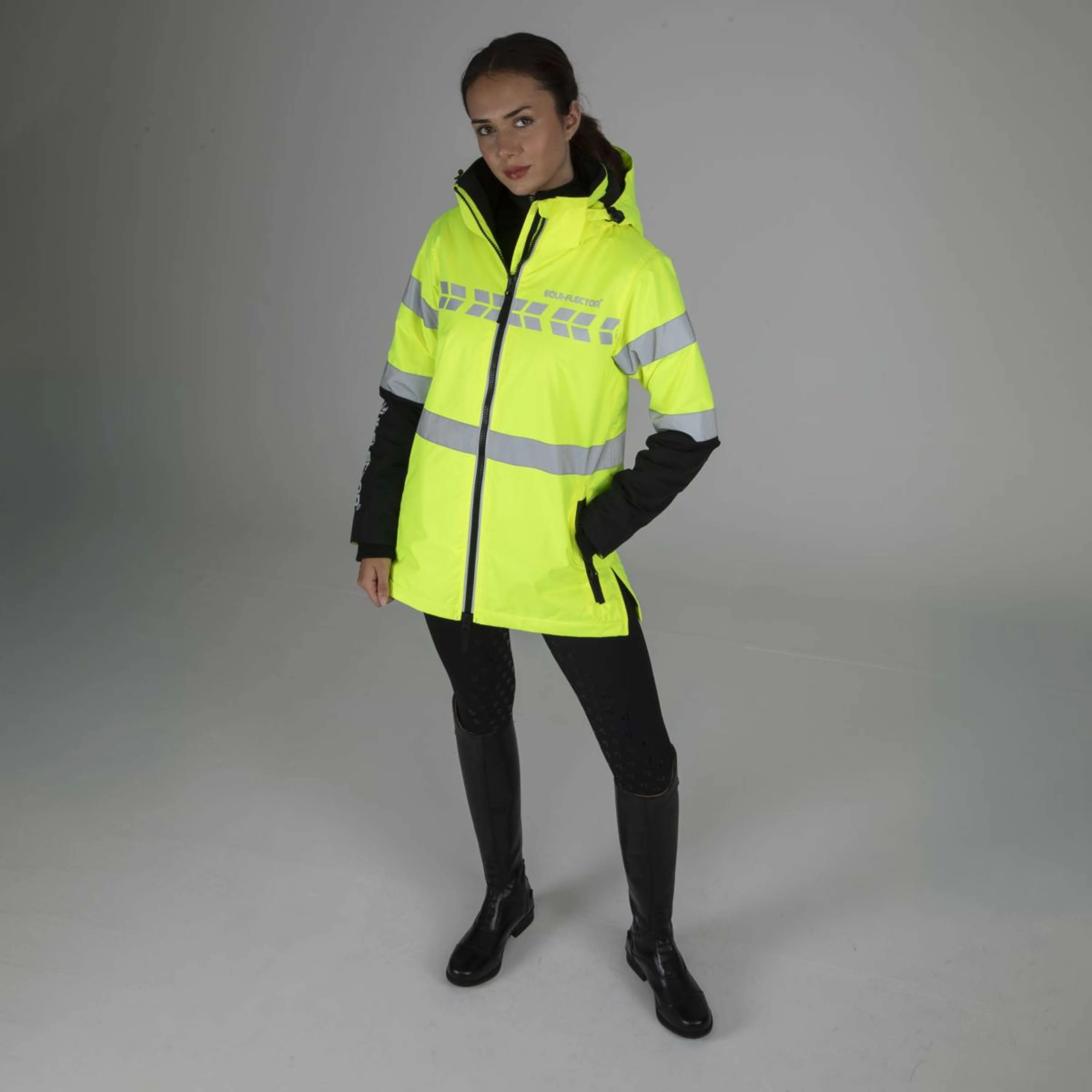 Equi-Flector by Shires Veste Réfléchissante Jaune - Image 4