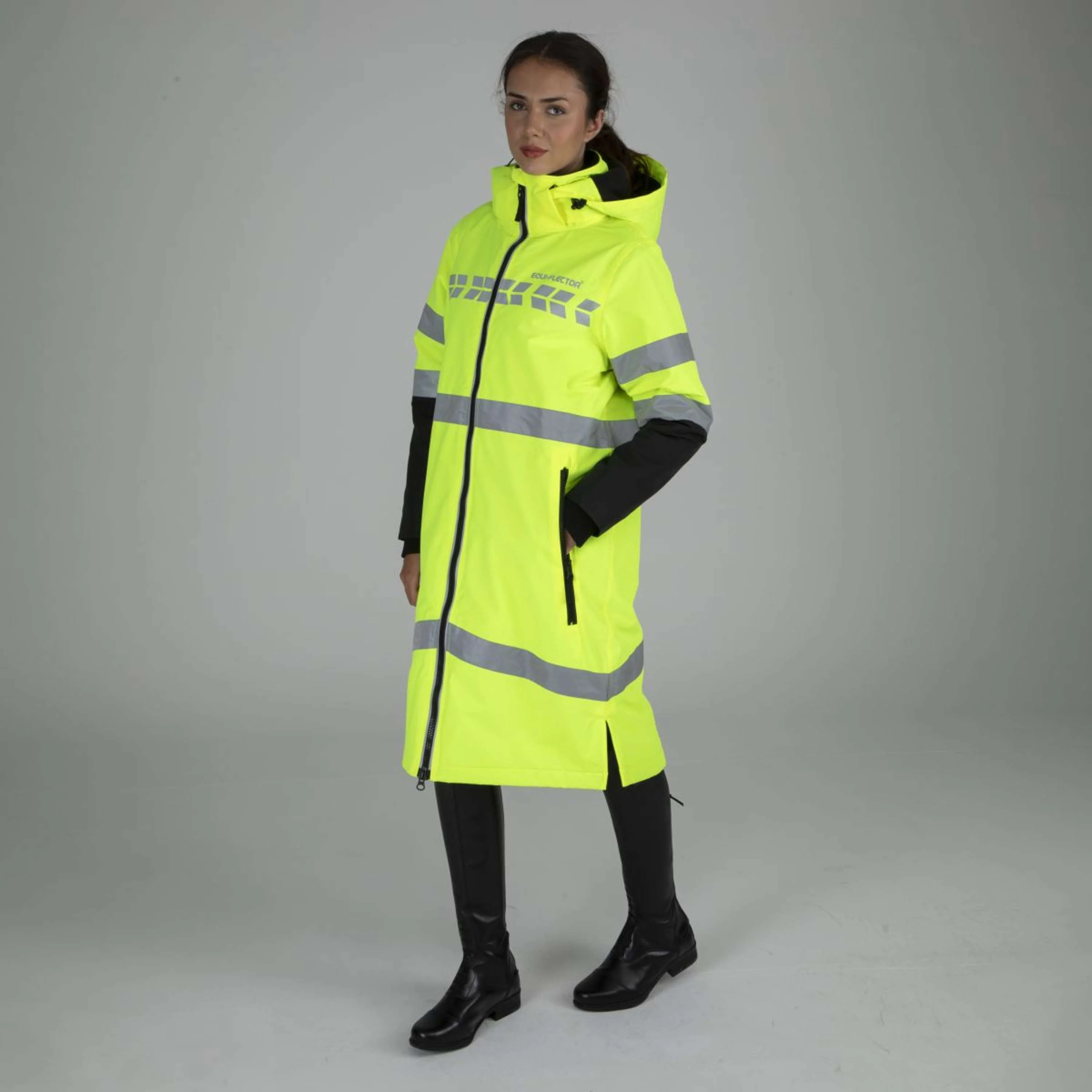 Equi-Flector by Shires Veste Réfléchissante Long Jaune - Image 2