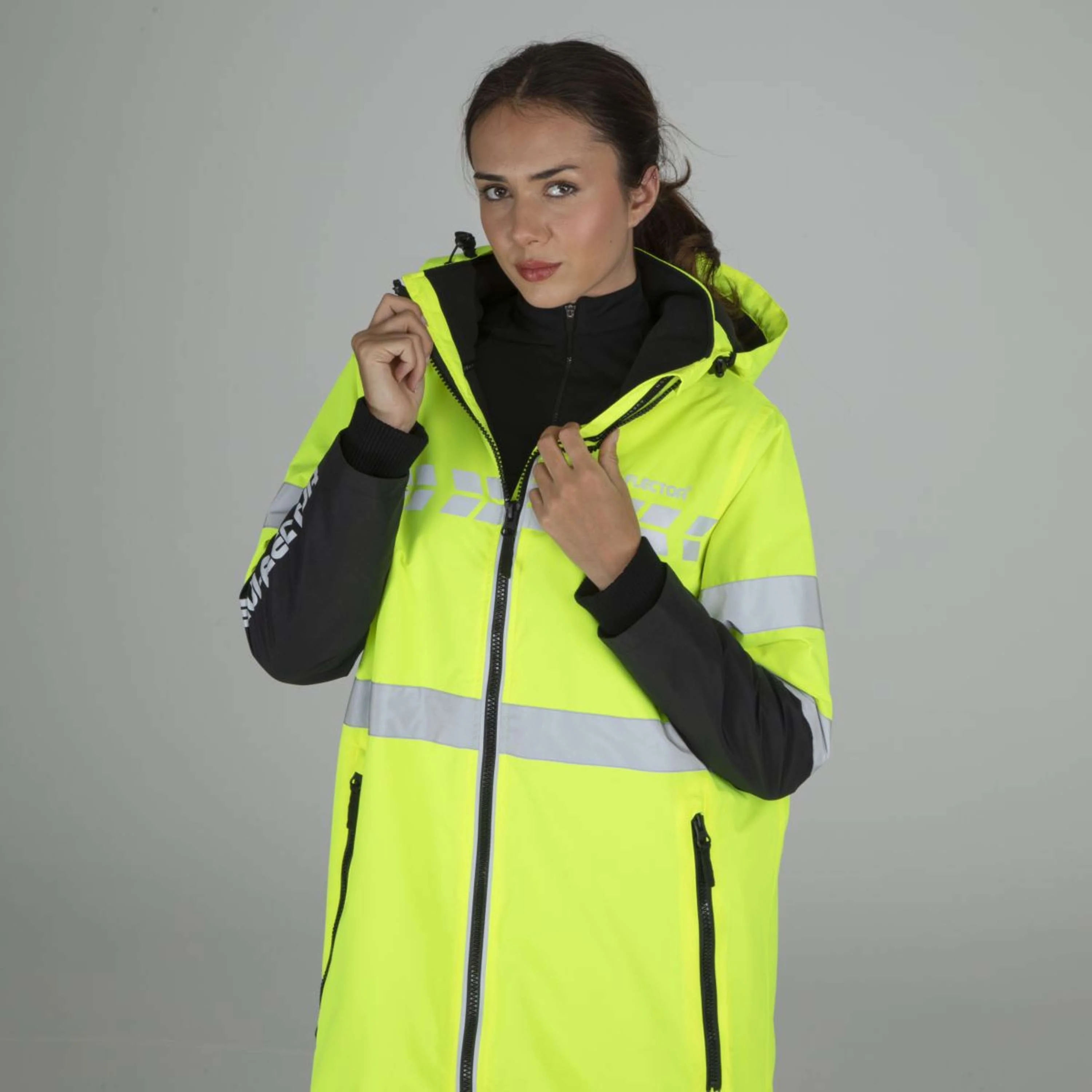 Equi-Flector by Shires Veste Réfléchissante Long Jaune - Image 28