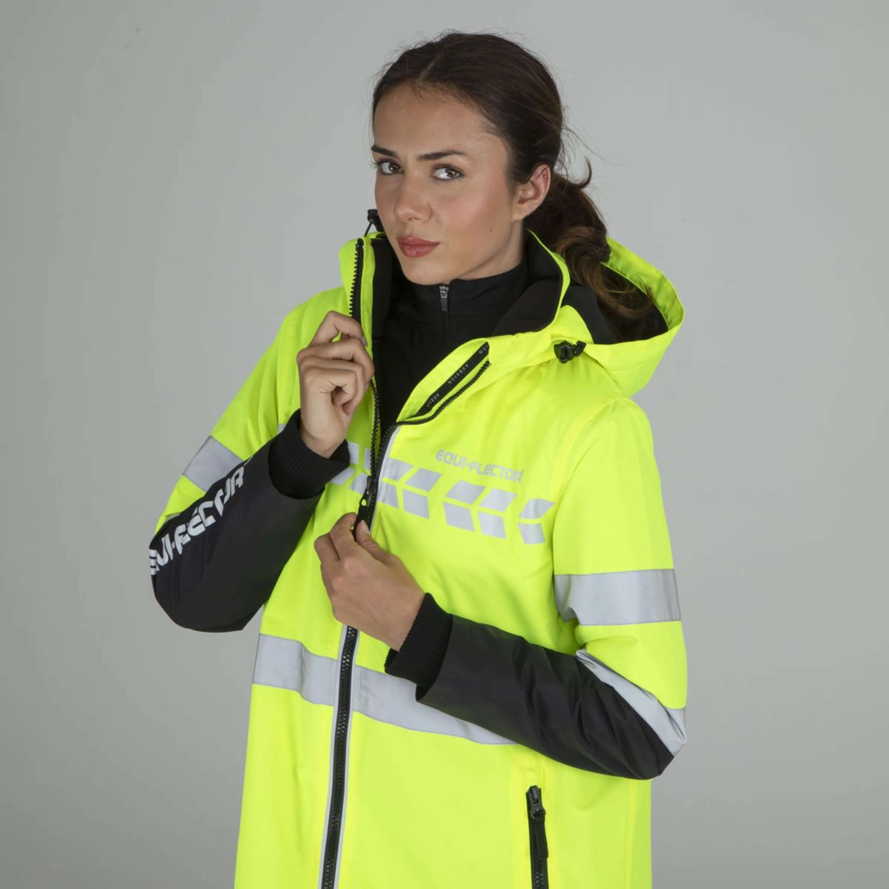 Equi-Flector by Shires Veste Réfléchissante Long Jaune - Image 3