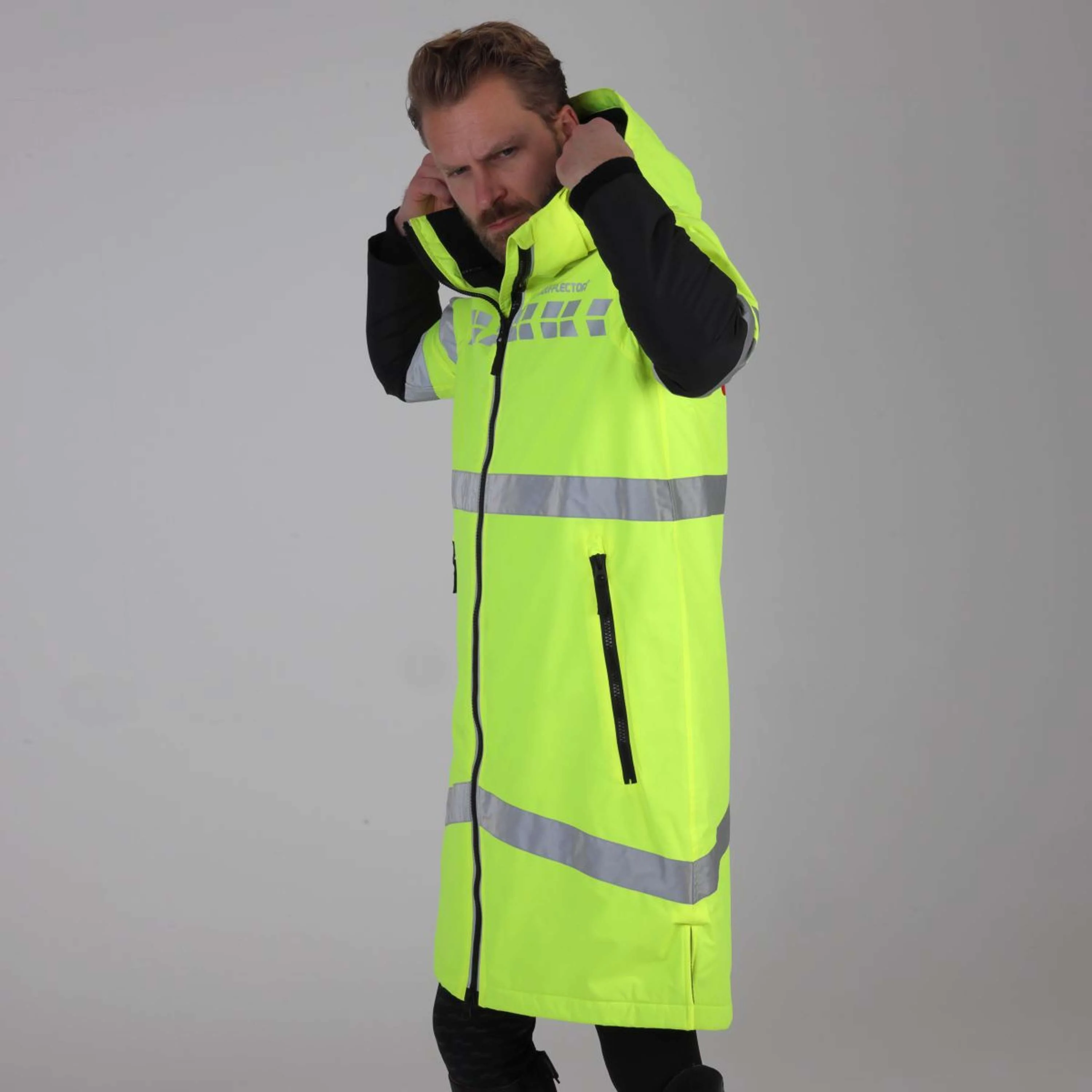 Equi-Flector by Shires Veste Réfléchissante Long Jaune - Image 42