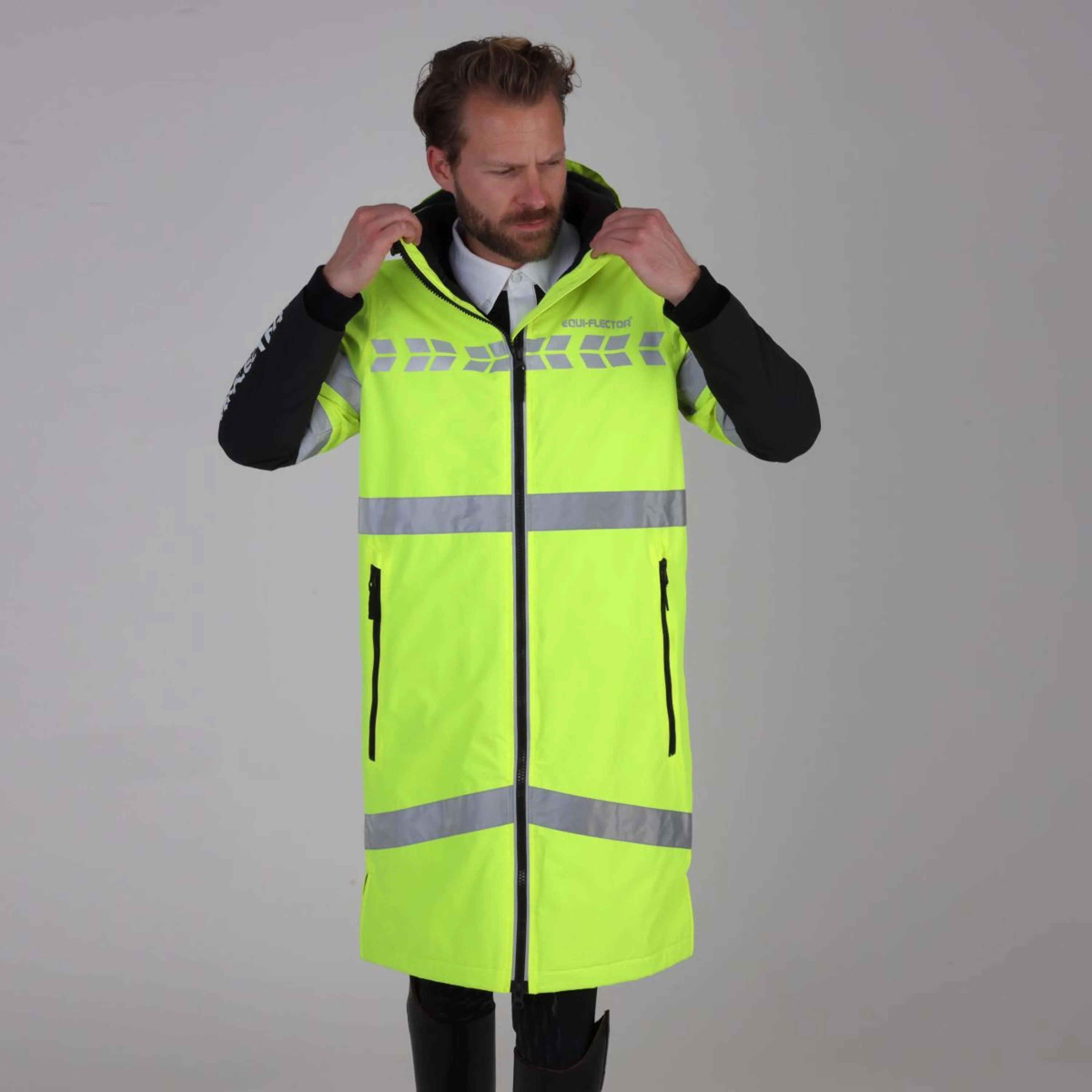 Equi-Flector by Shires Veste Réfléchissante Long Jaune - Image 43