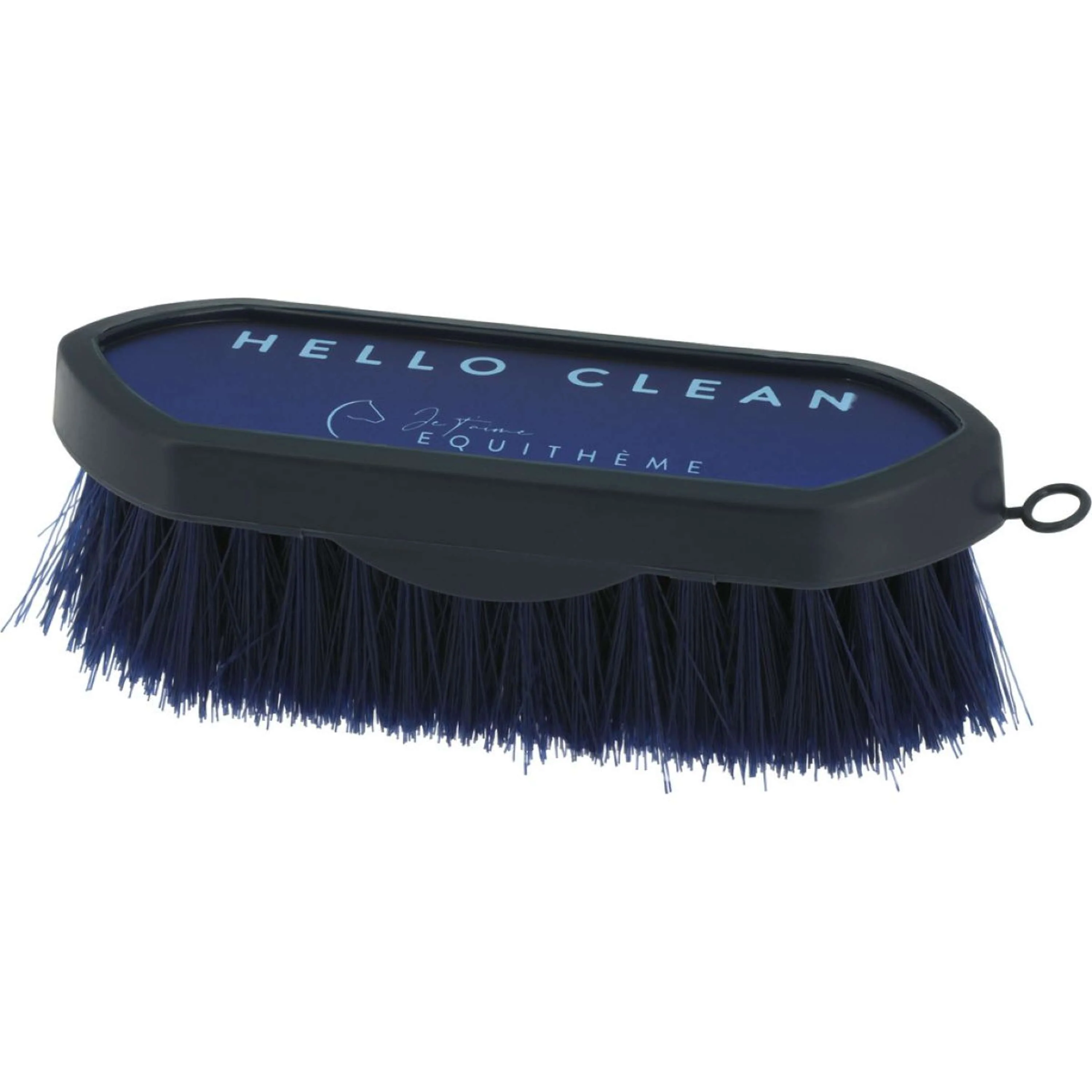 EQUITHÈME Brosse de Toilettage Je T'aime Noir - Image 3