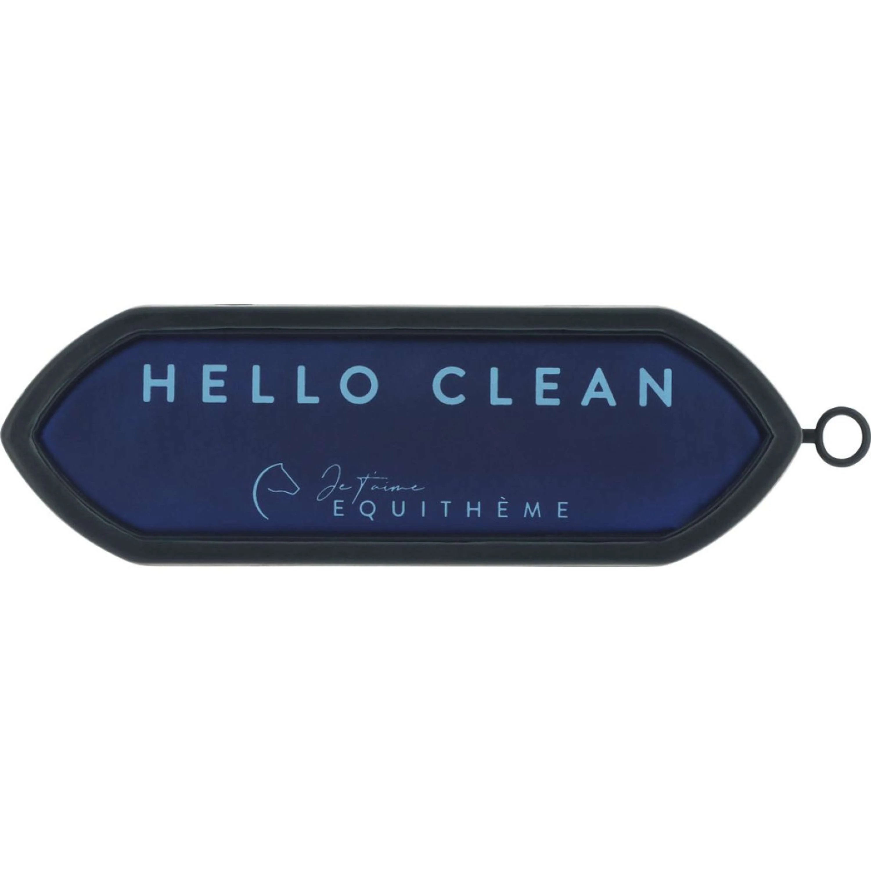 EQUITHÈME Brosse de Toilettage Je T'aime Noir - Image 4