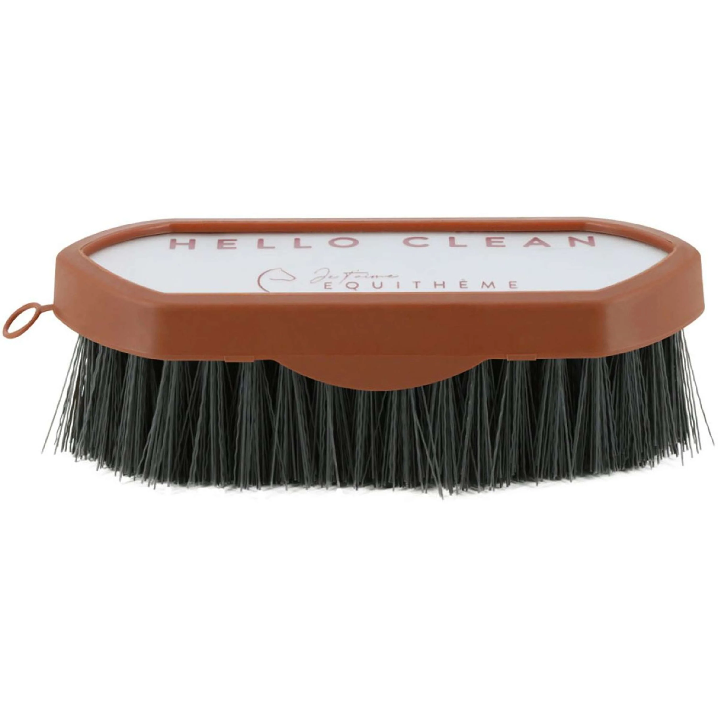 EQUITHÈME Brosse de Toilettage Je T'aime Noir - Image 5