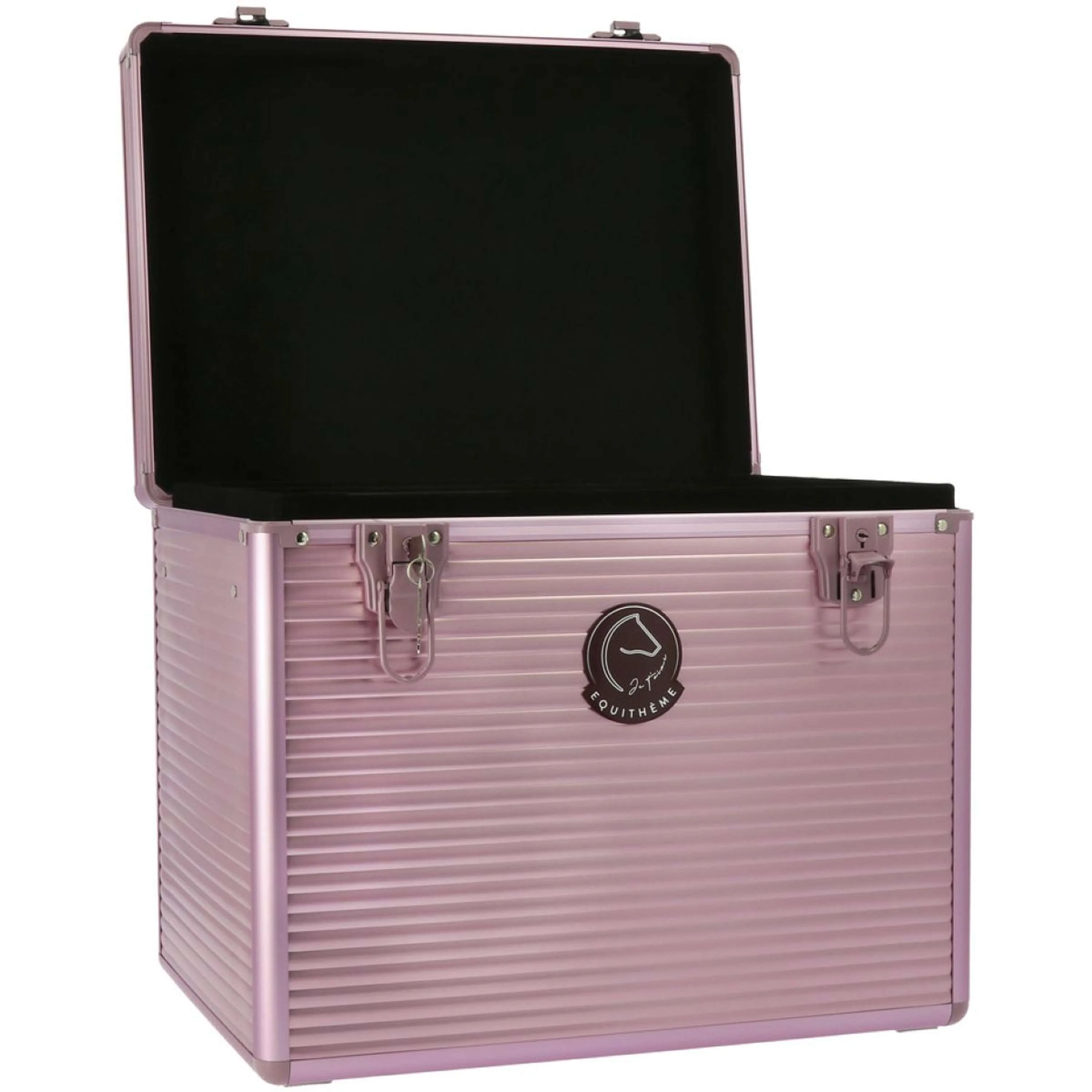 EQUITHÈME Caisse de Pansage Je T'aime Rose/Burgundy - Image 2