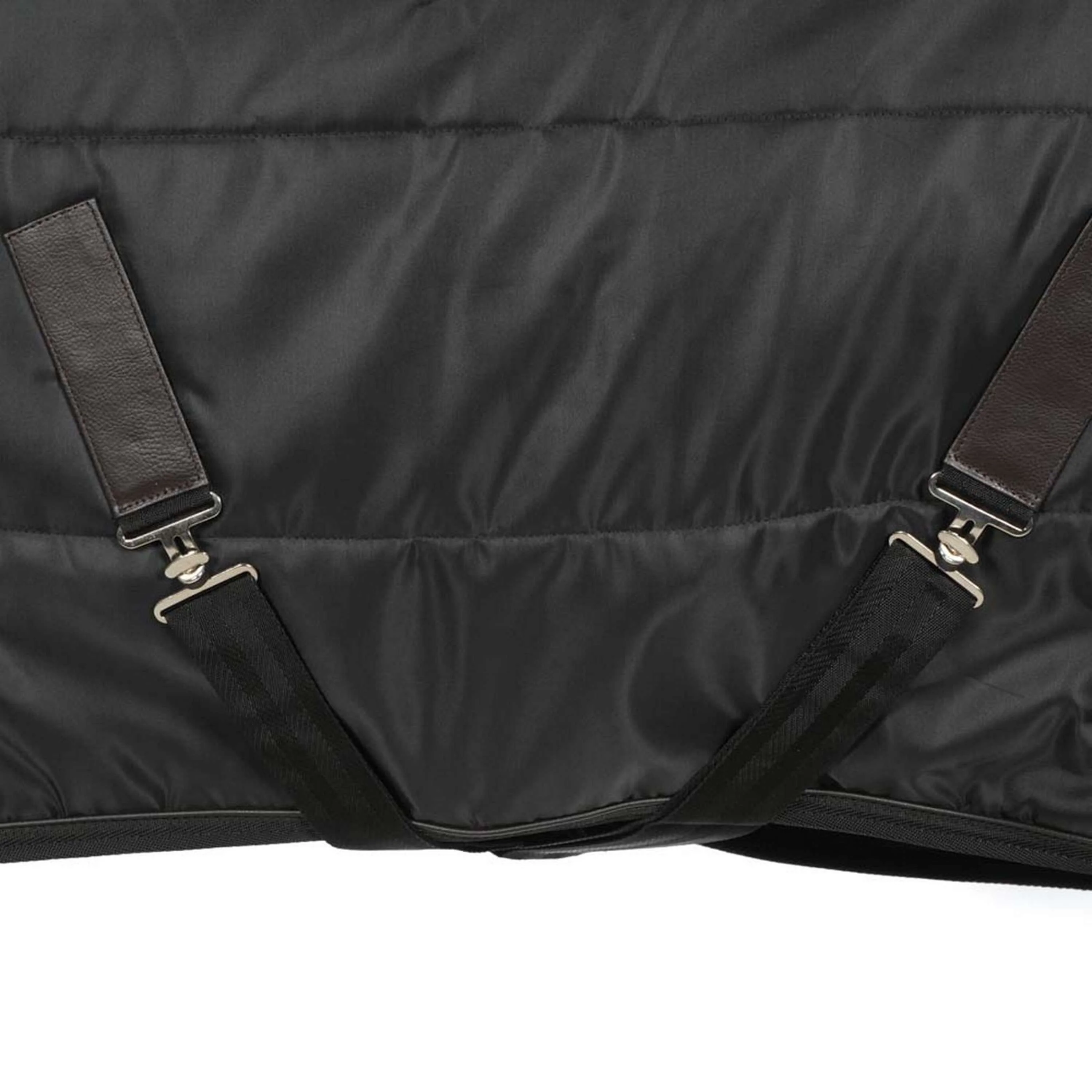 EQUITHÈME Couverture d'Écurie Teddy 200g Noir/Beige - Image 5