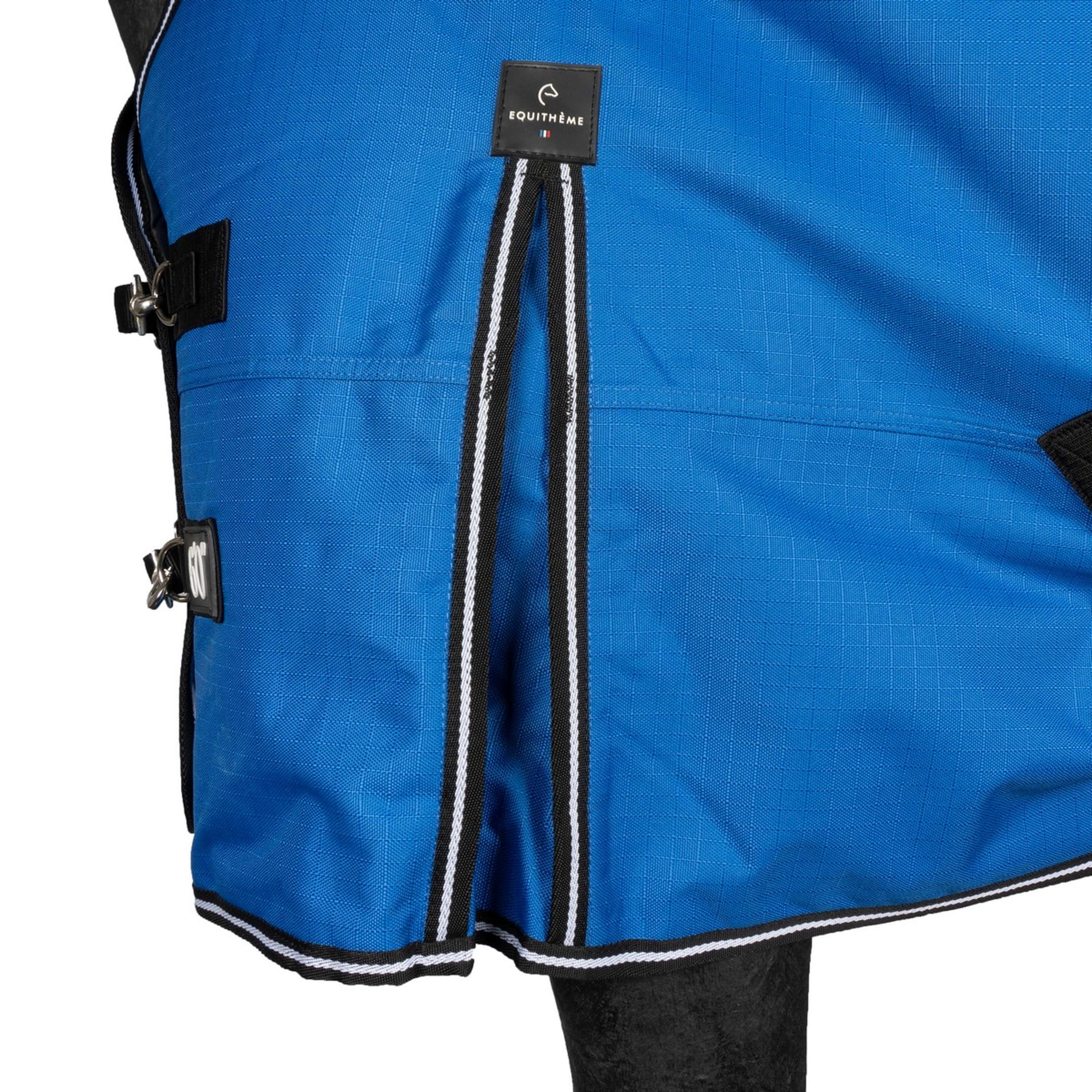EQUITHÈME Couverture d'Extérieur Tyrex 1200D 150g Aisance High Neck Bleu Royal - Image 8