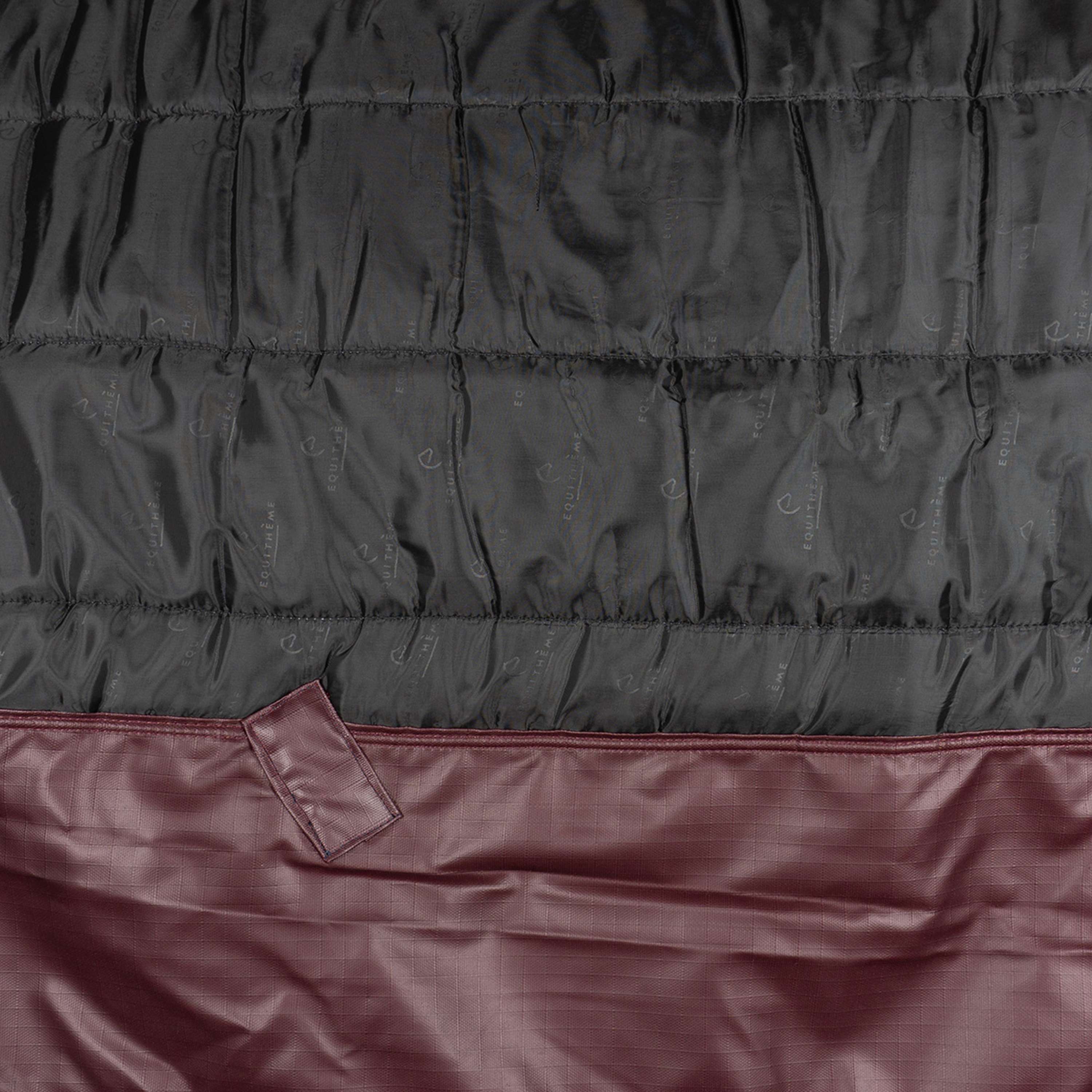 EQUITHÈME Couverture d'Extérieur Tyrex 1200D 300g Standard Bordeaux - Image 11